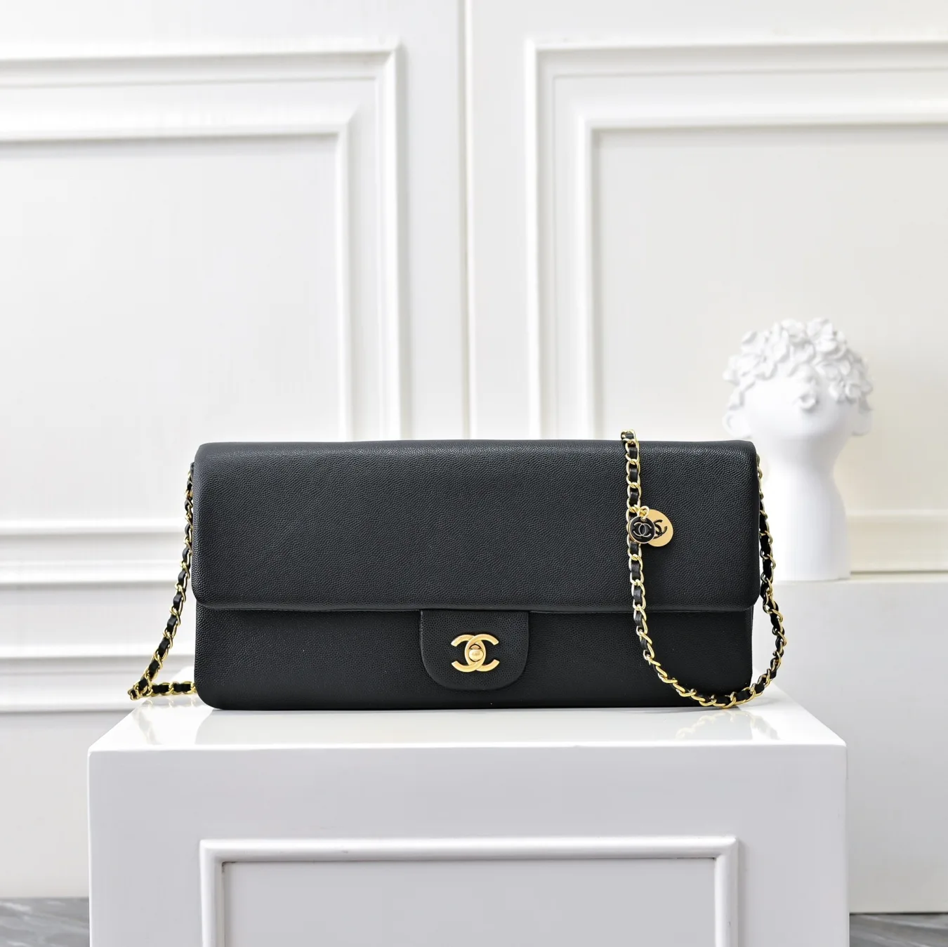 Chanel Grained Crossbody Bag