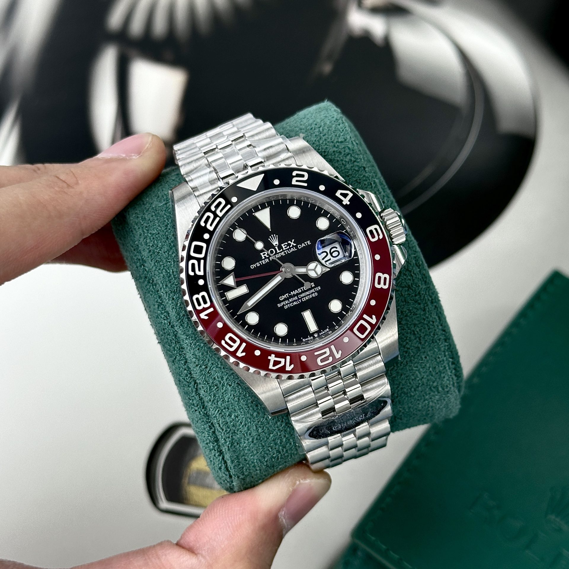 Rolex GMT-Master II 16710 Coke 904L Steel Black Dial 40mm Jub Super Clone