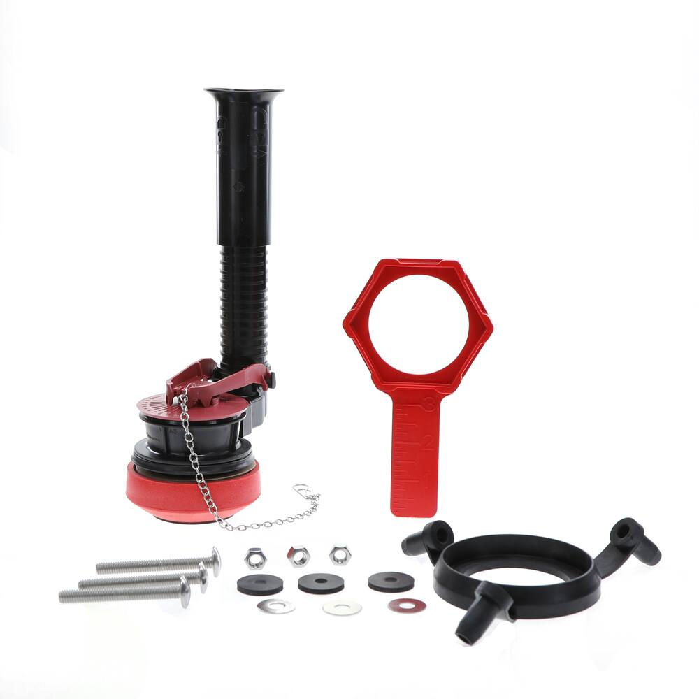 Fluildmaster Toilet Flush Valve Kit with Toilet Flapper, 2-in