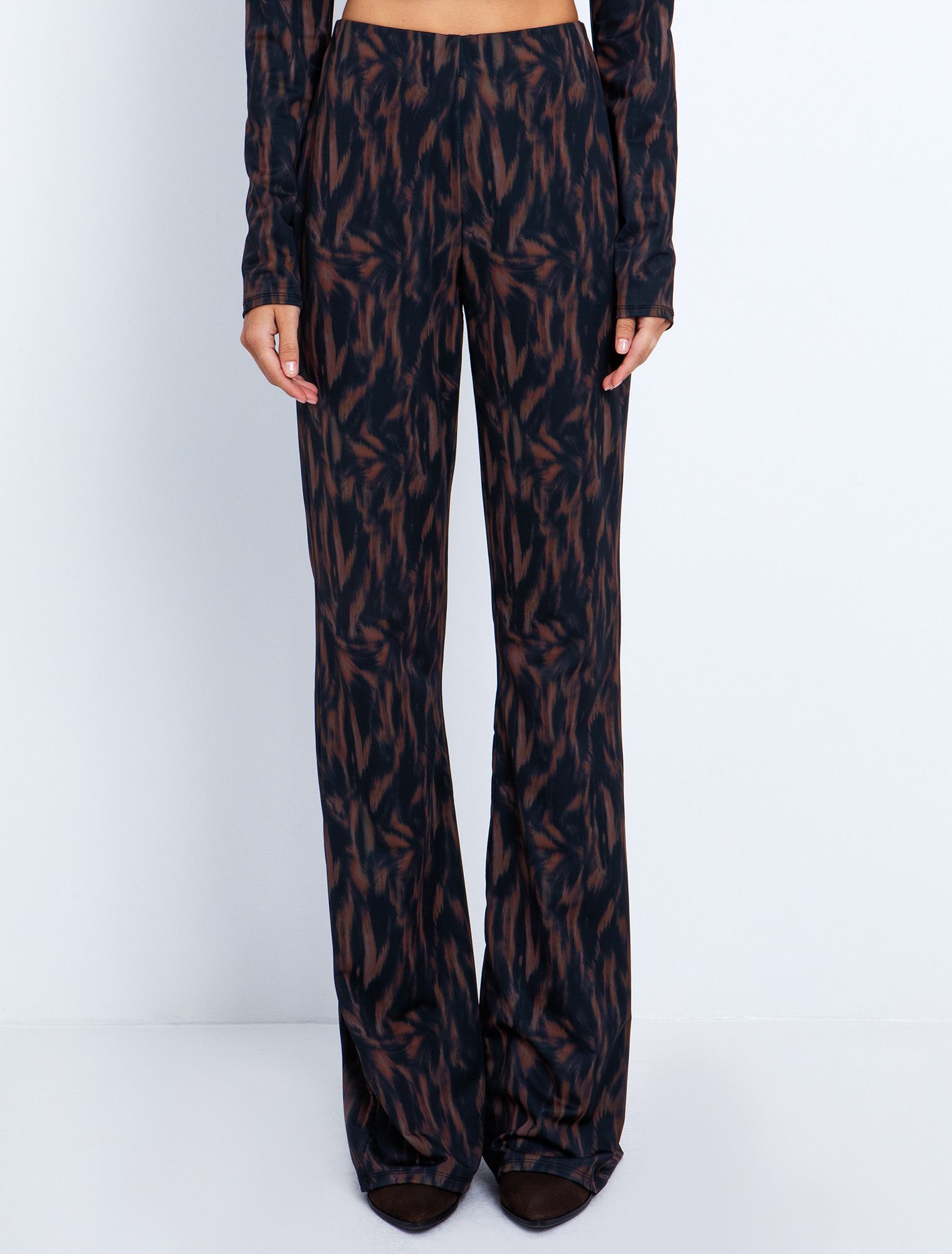 Abstract παντελόνι flare