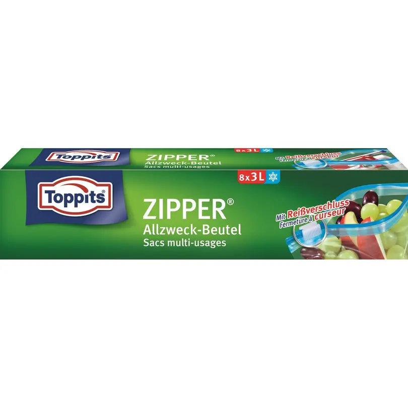 Frischhaltebeutel 8er-Set Toppits