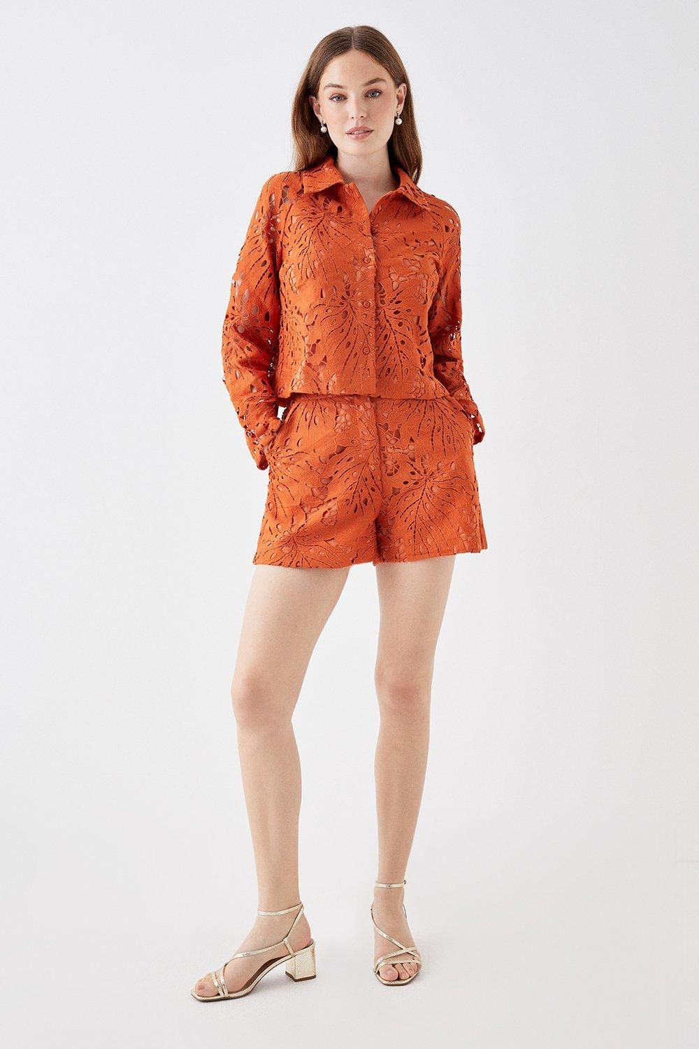 Debut London Debut London Botanical Lace Shirt