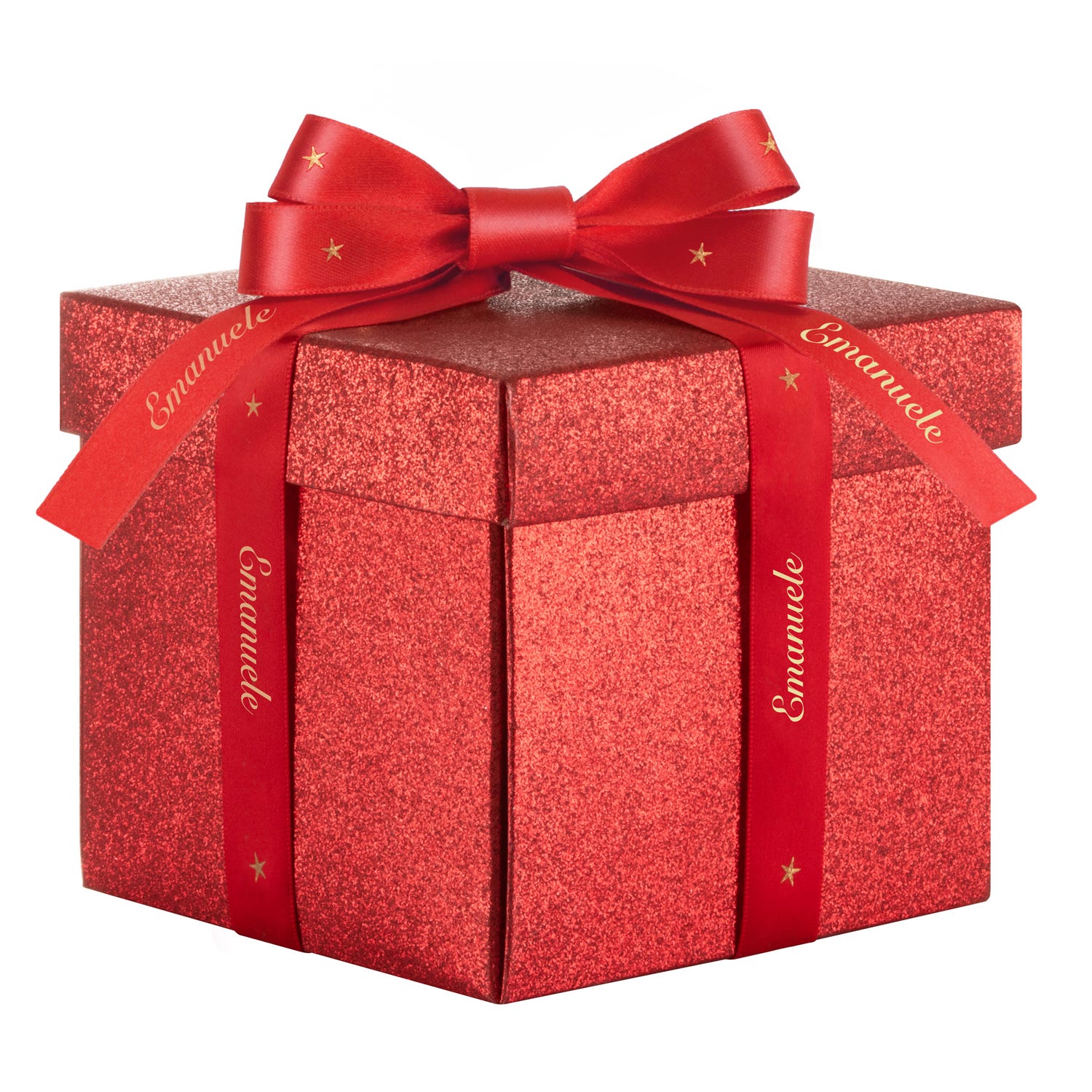 Pallina natale con nome Emanuele 10cm