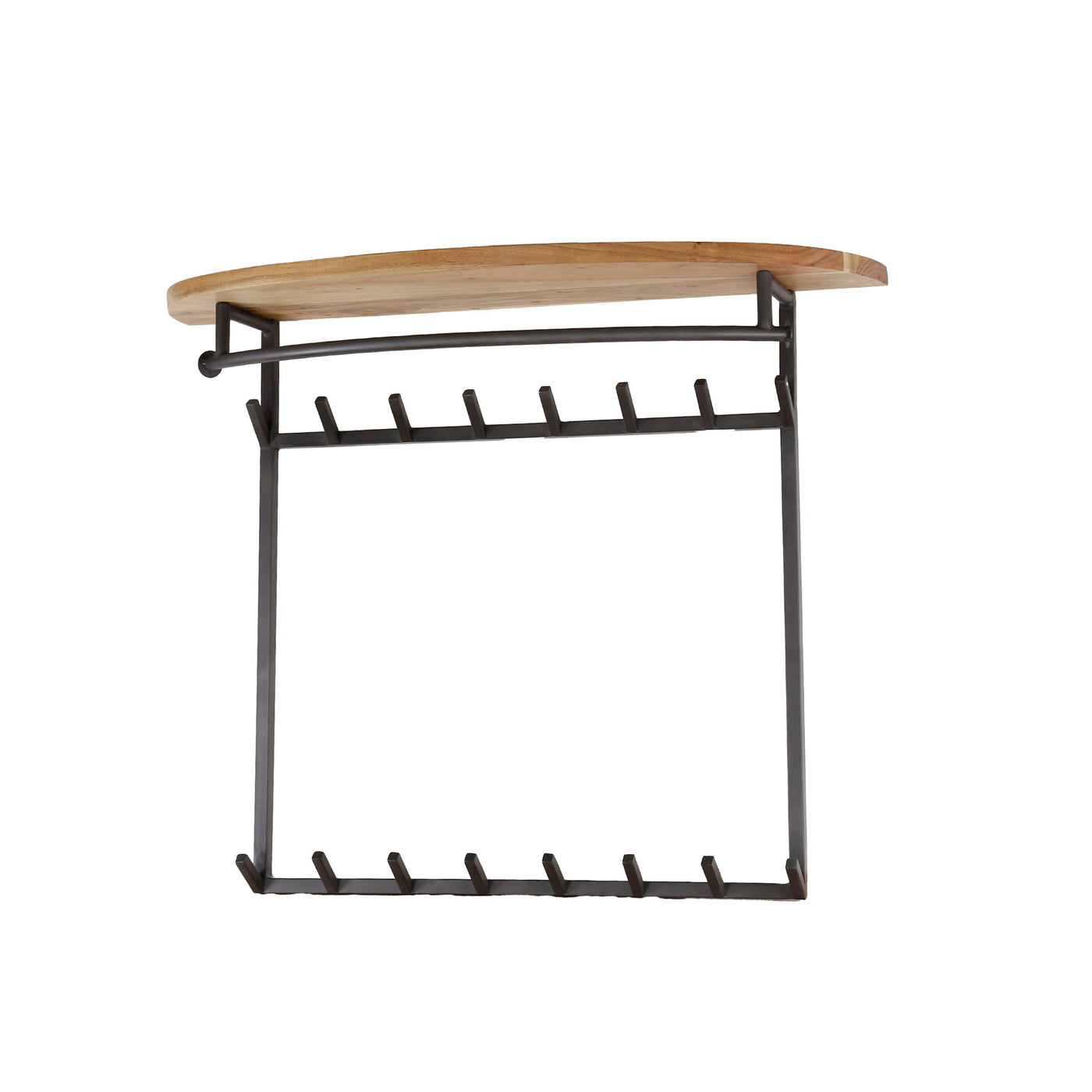 Giga Meubel Kapstok Round - Acaciahout - 16 Haken - 100x30x80cm