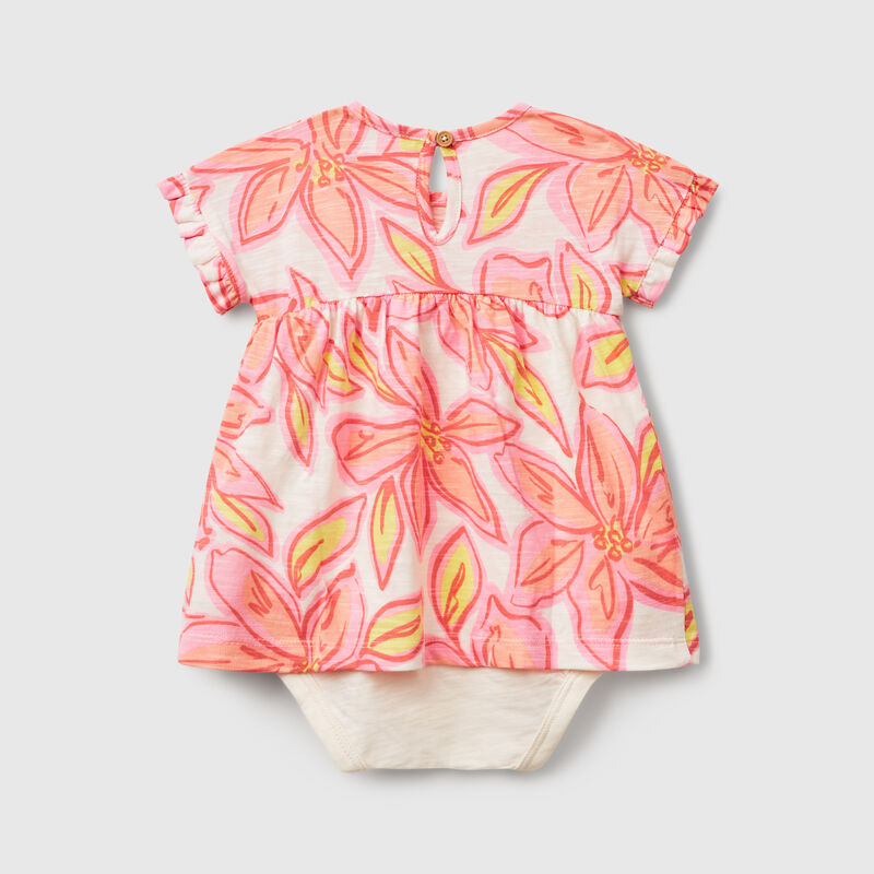Dress with floral print