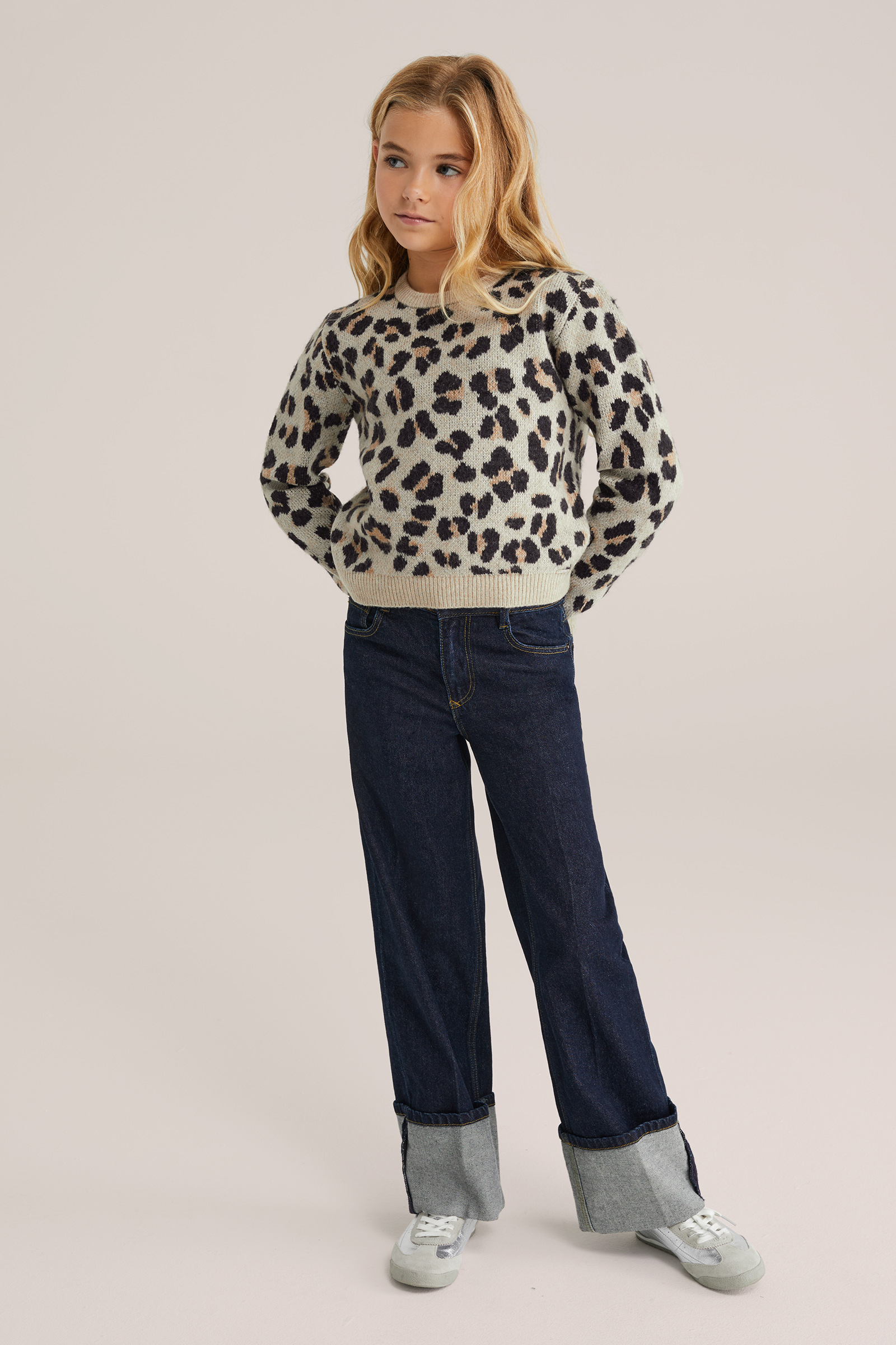 Meisjes trui met print