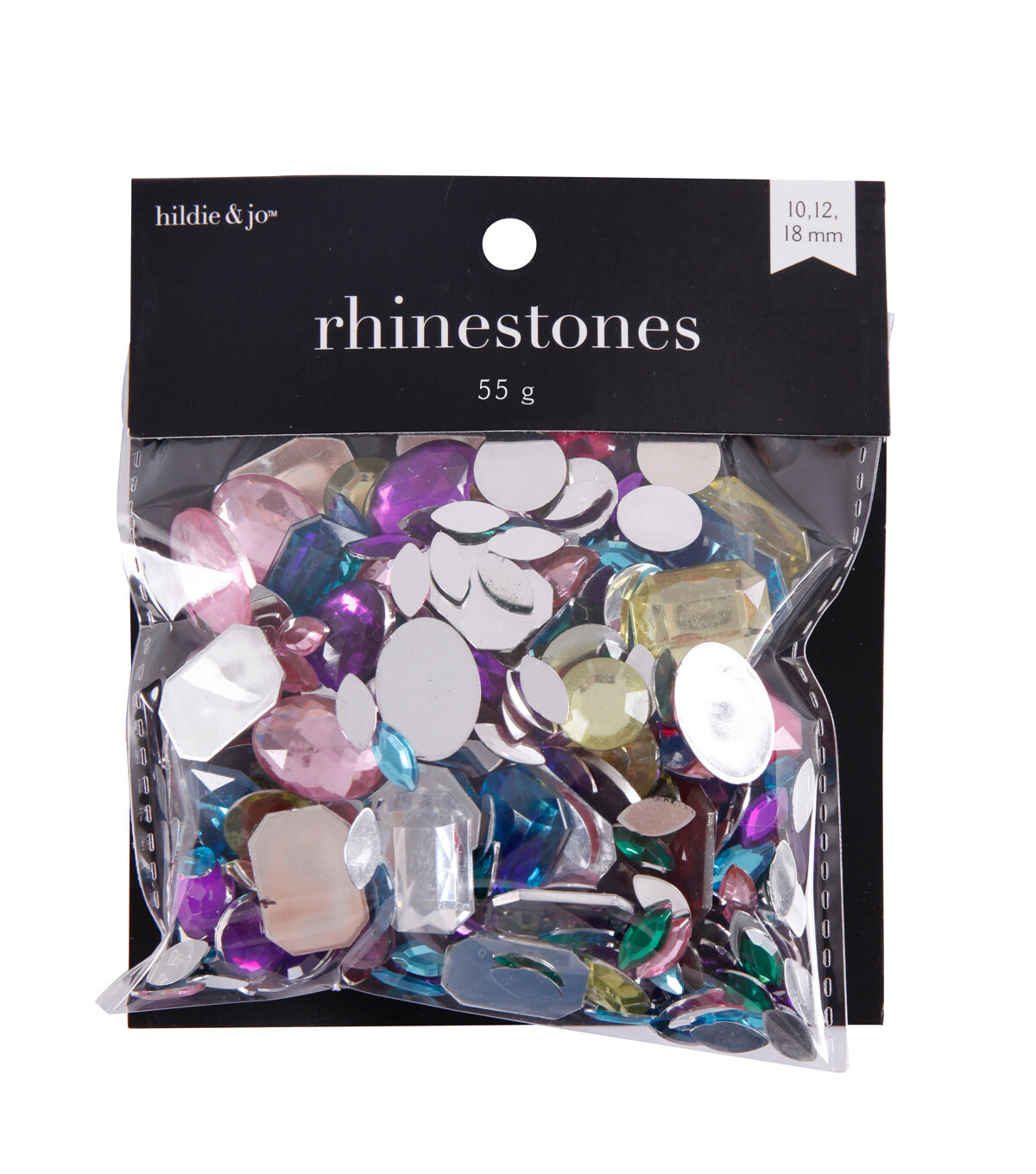 55g Multicolor Flatback Rhinestones & Navettes by hildie & jo