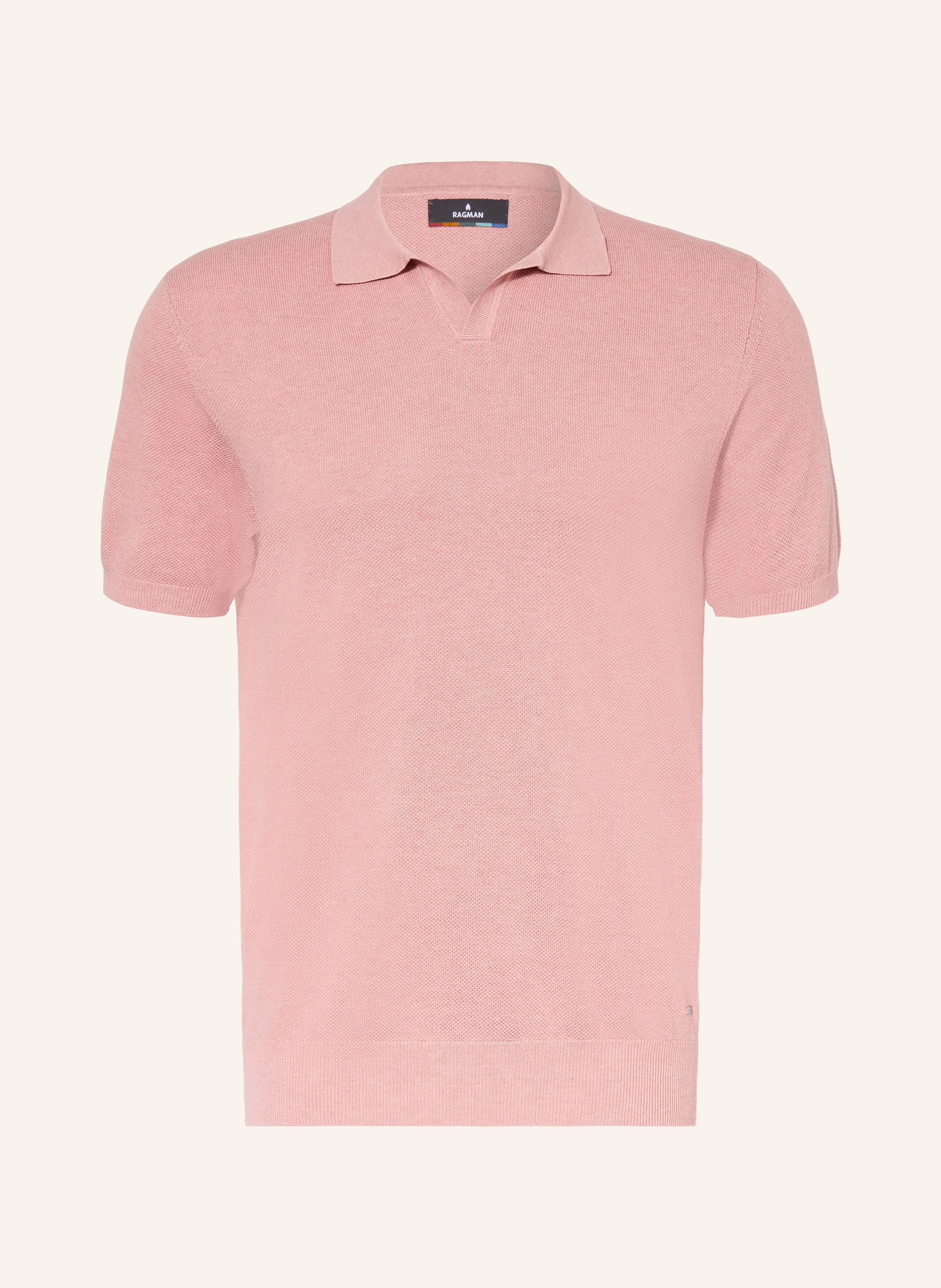 RAGMAN Strick-Poloshirt