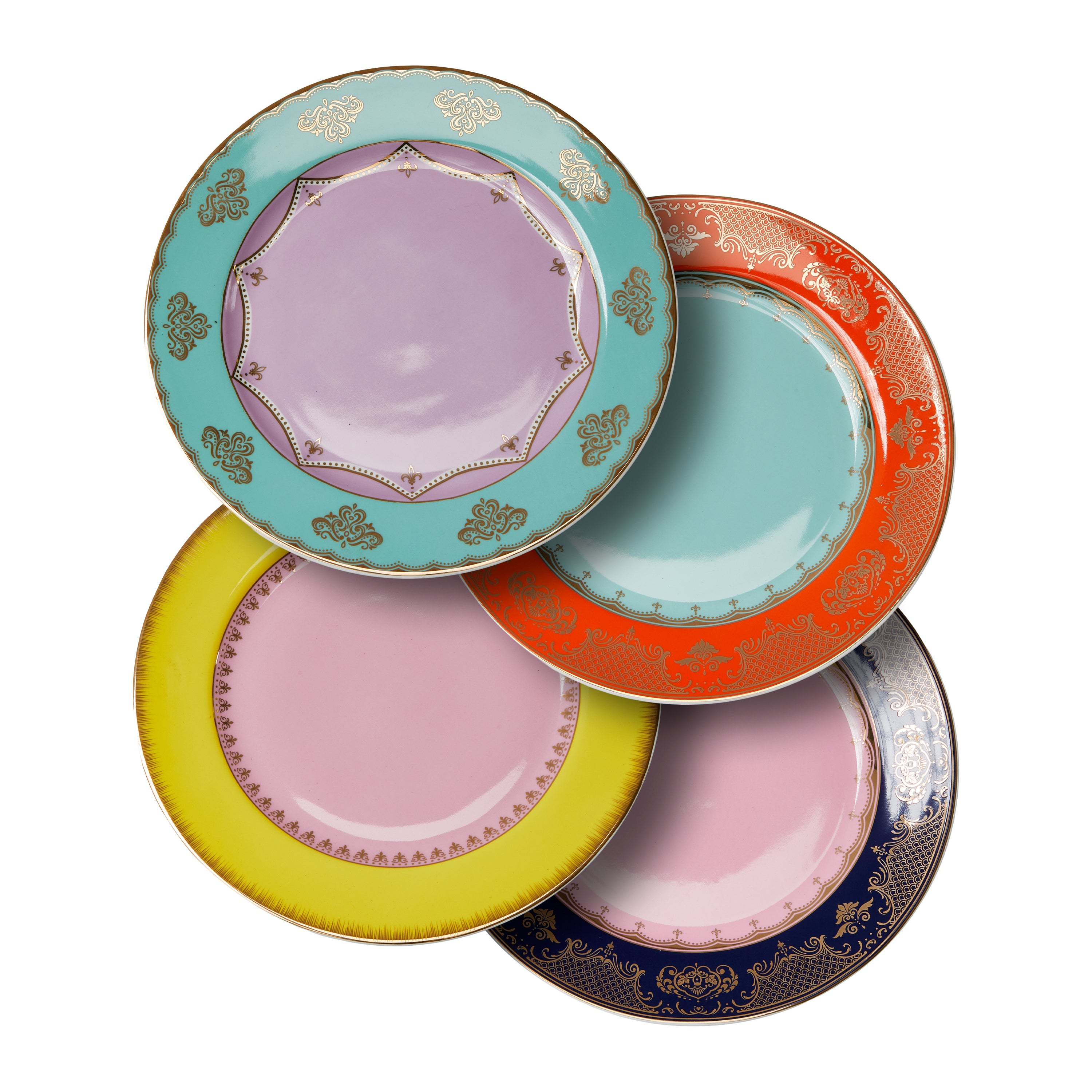 POLSPOTTEN Grandpa Dinerborden - Set van 4 - Ø 27 cm