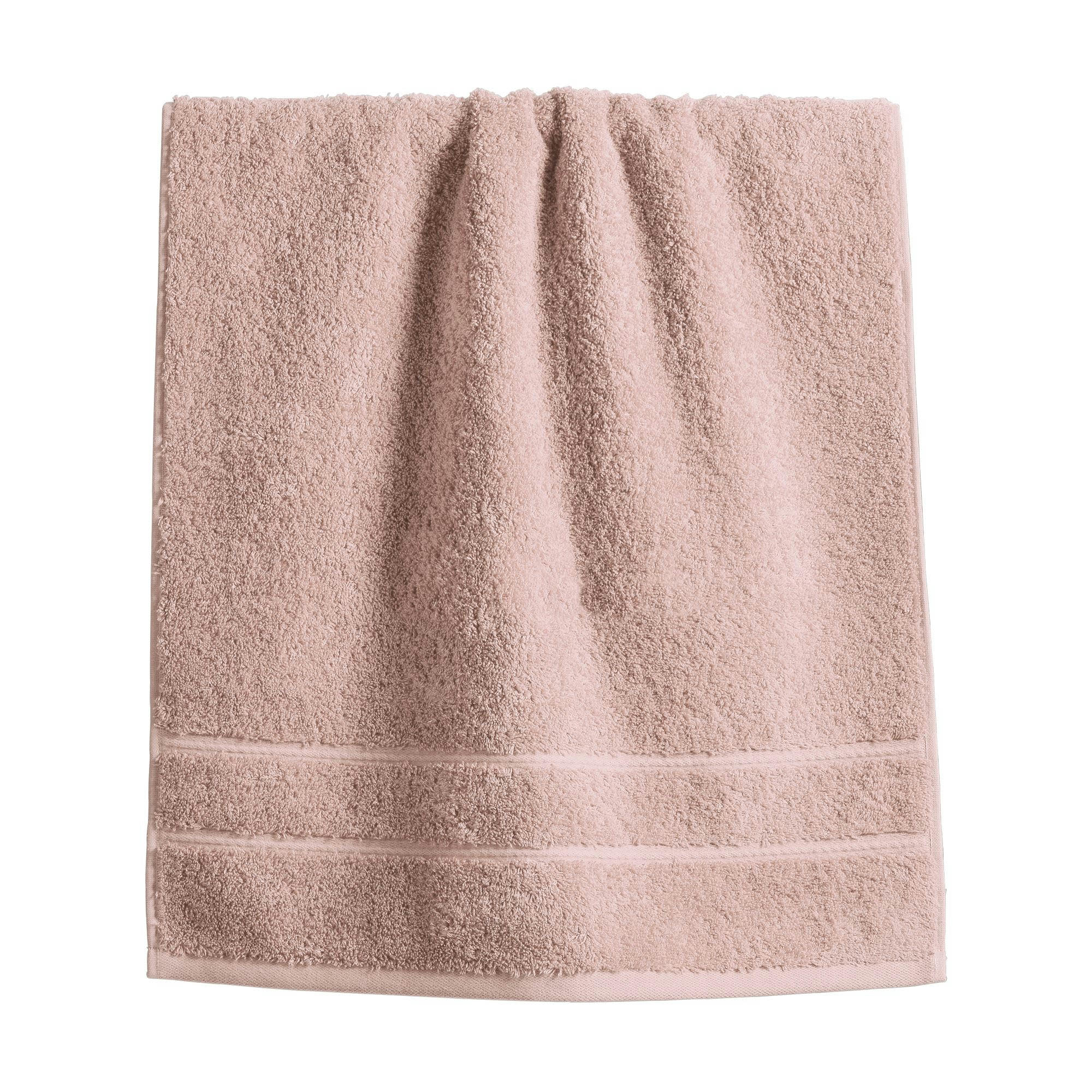 COTON PEIGNE D'EGYPTE EPONGES - Drap de bain 100x150 rose blush en coton