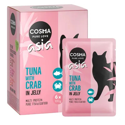 Cosma Asia in Jelly Pouches 6 x 100g