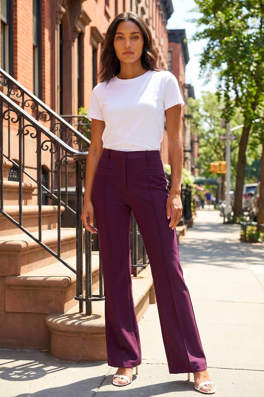 Roman Jet Pocket Bootleg Trousers