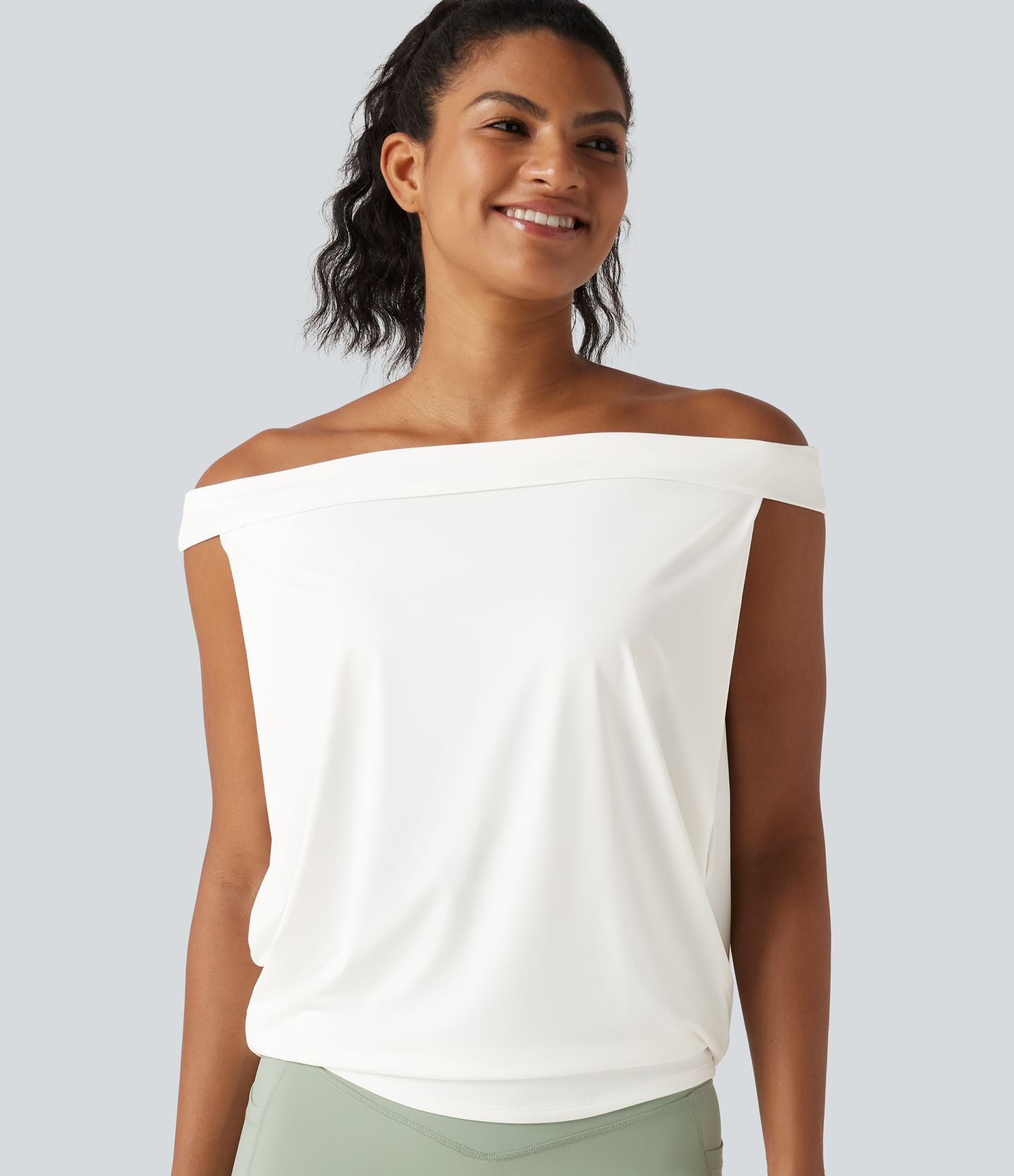 Haut de sport InstantCool à épaules dénudées, protection solaire UPF50