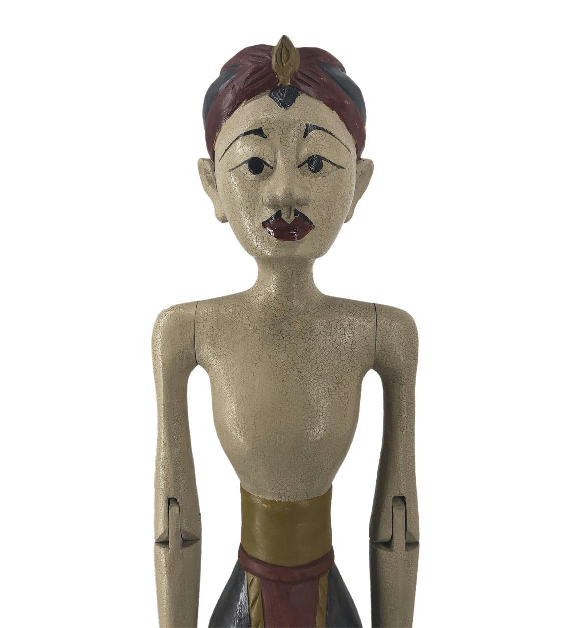 - Couple décoratif en bois bleu