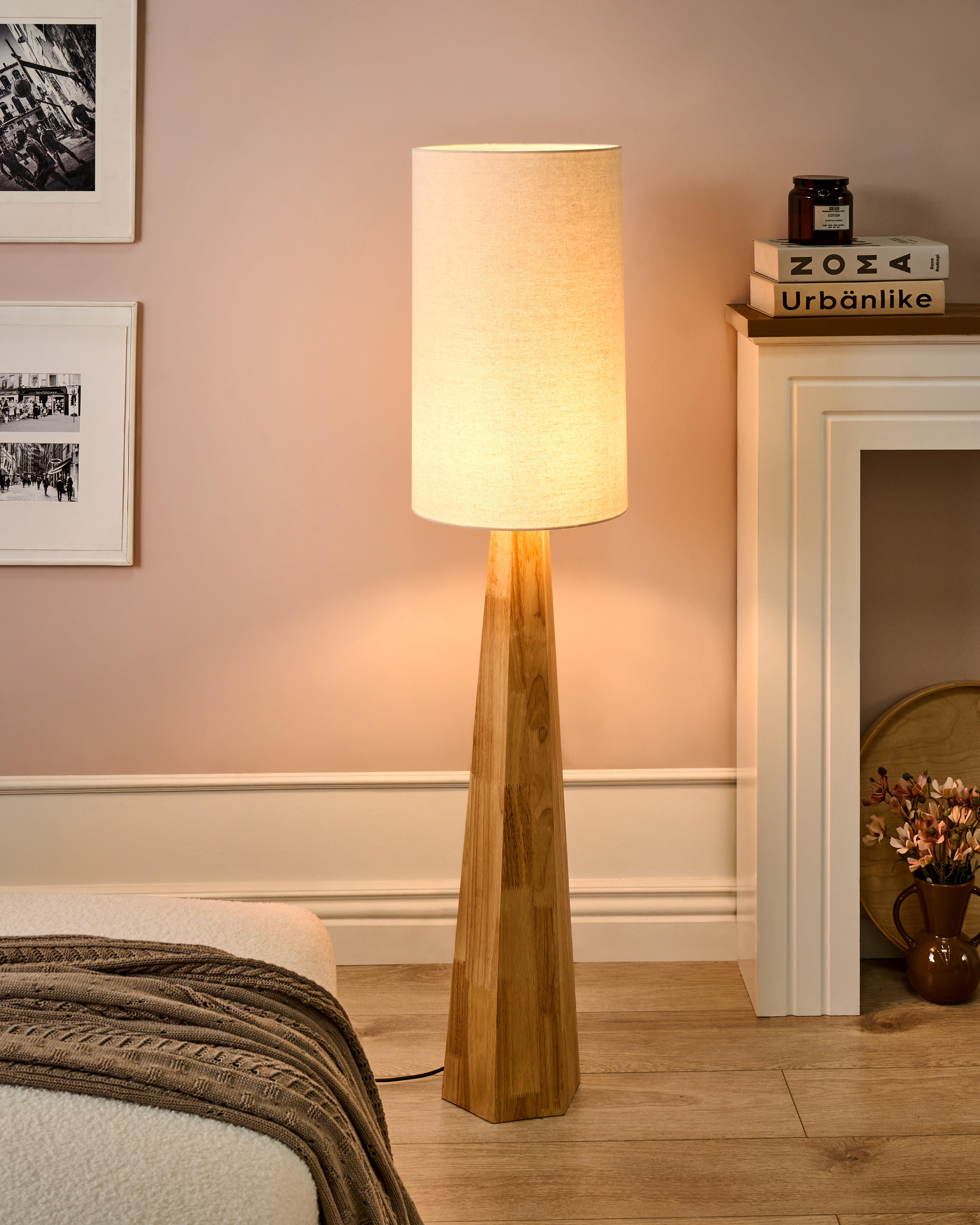 Floor Lamp ILALA Wood Natural