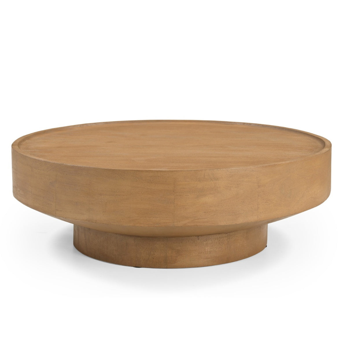 DÉJA Living Salontafel Gabriel - Rond Naturel Hout - 90x90x30cm