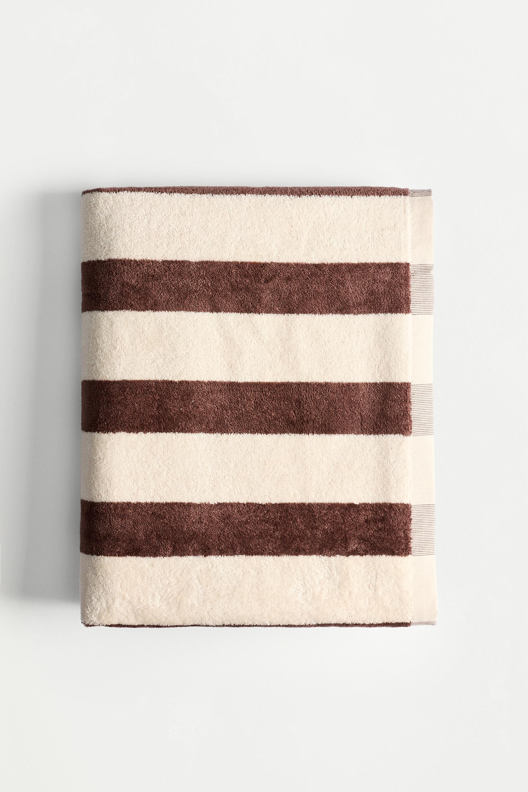 Toalla rayas jacquard