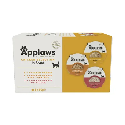 Applaws Cat Pot Multipack Selection 8 x 60g