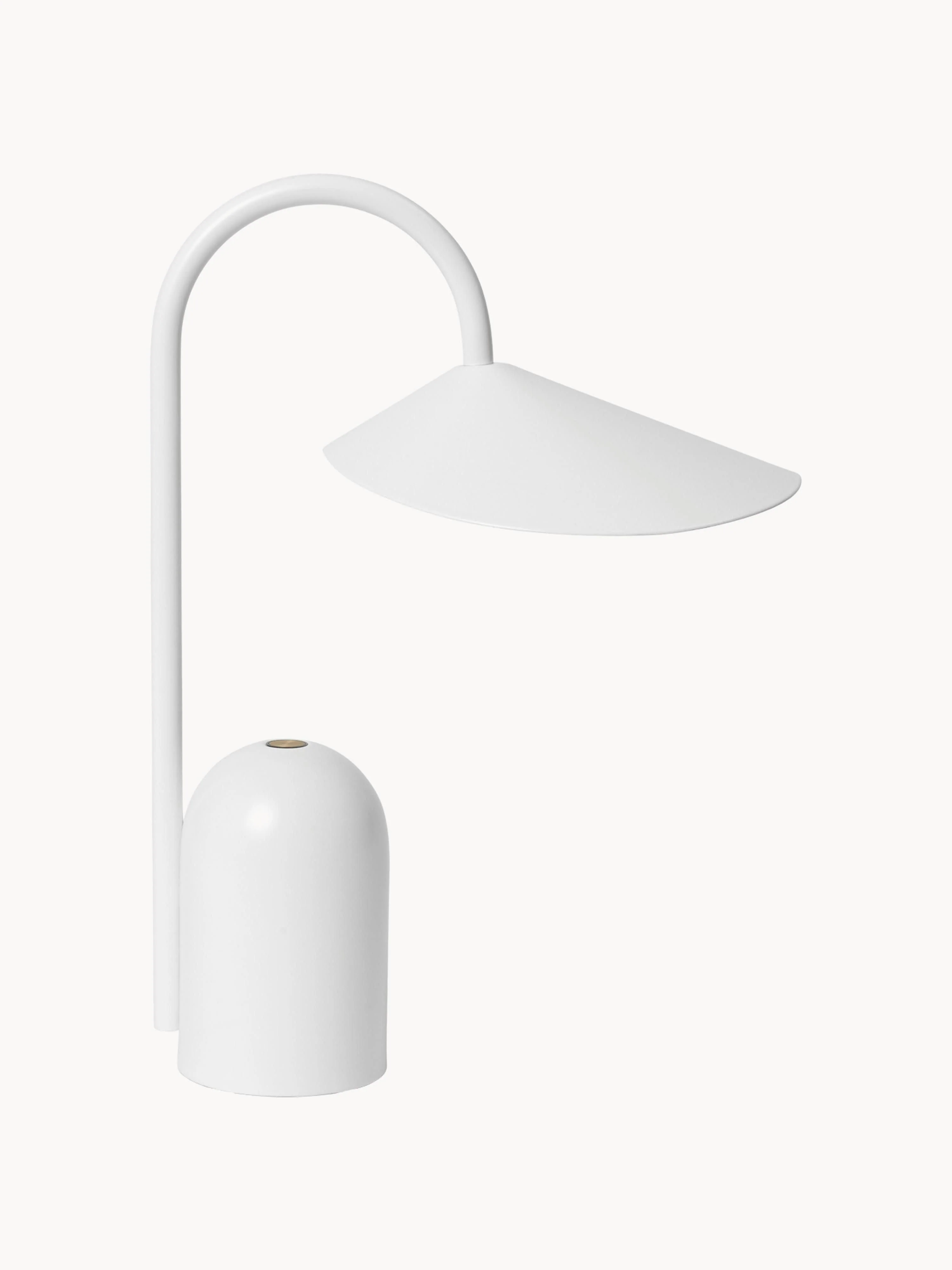 Kleine mobile LED-Tischlampe Arum, dimmbar