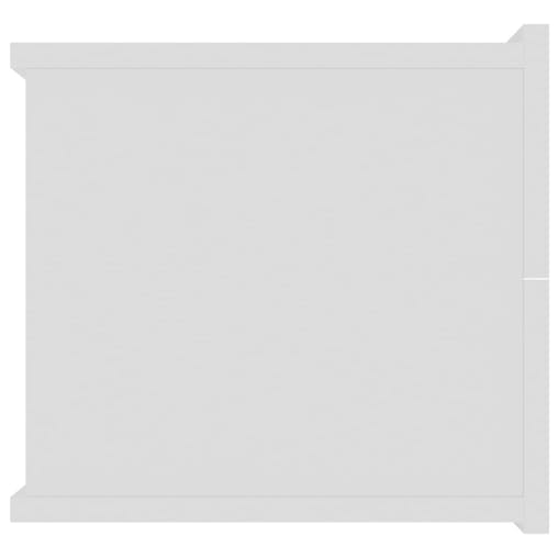 NNEVL Bedside Cabinets 2 pcs White 40x30x30 cm Chipboard