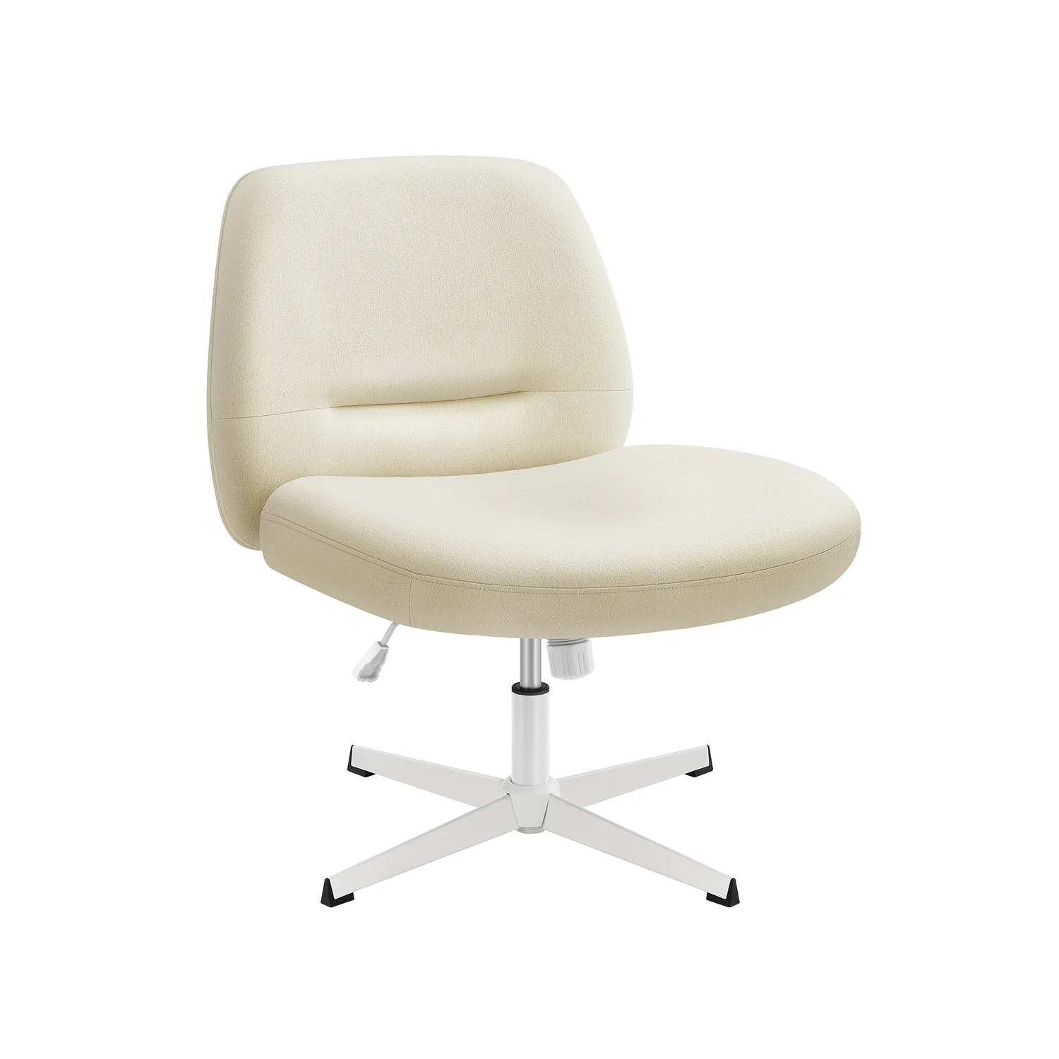 Chaise de bureau tissu coton-lin