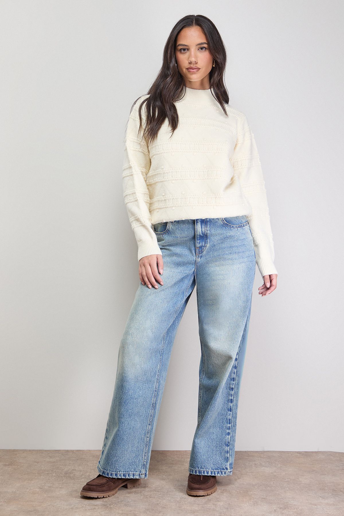 Oasis Bobble Stitch Detail Jumper