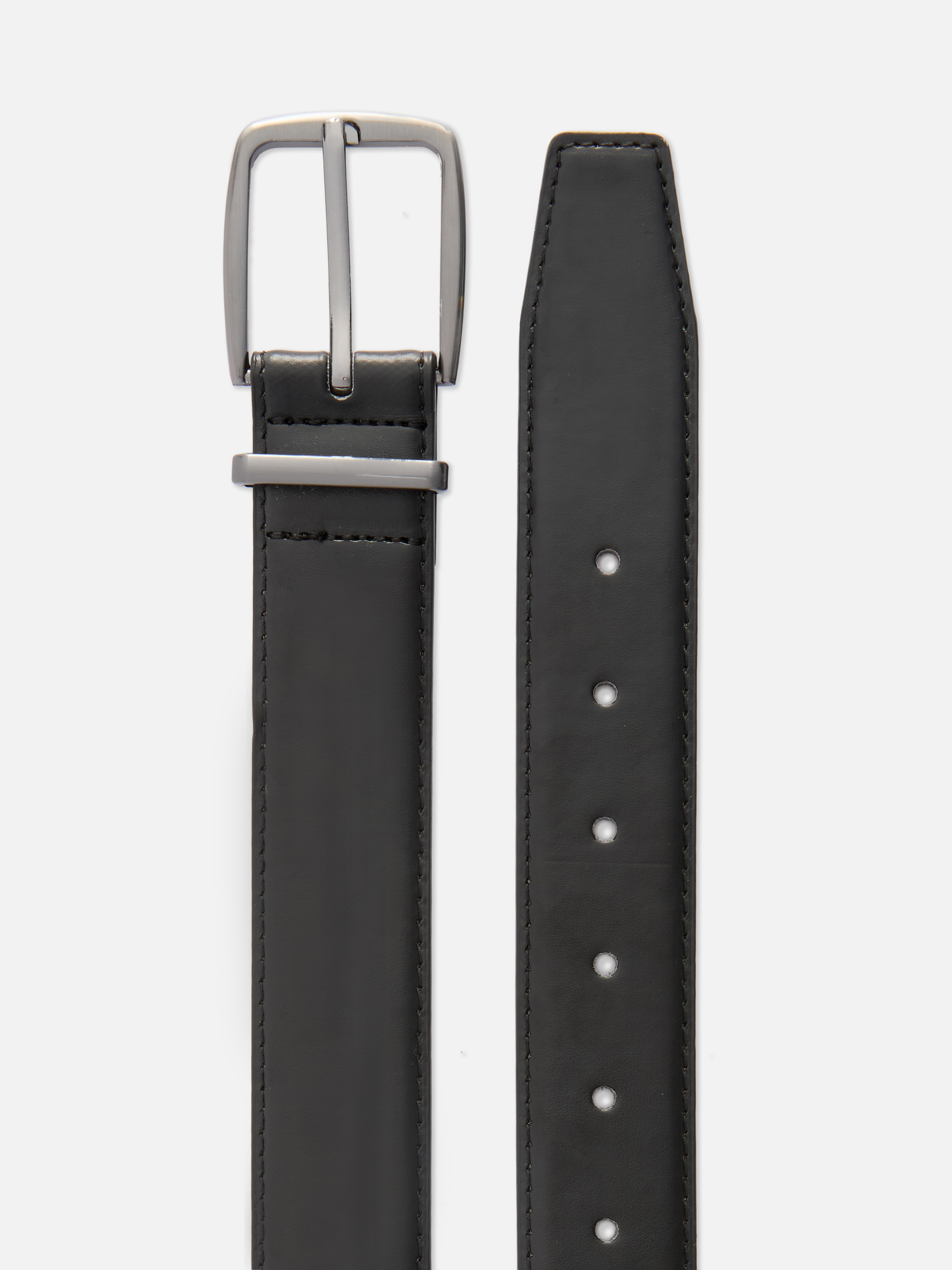 Faux Leather Formal Belt
