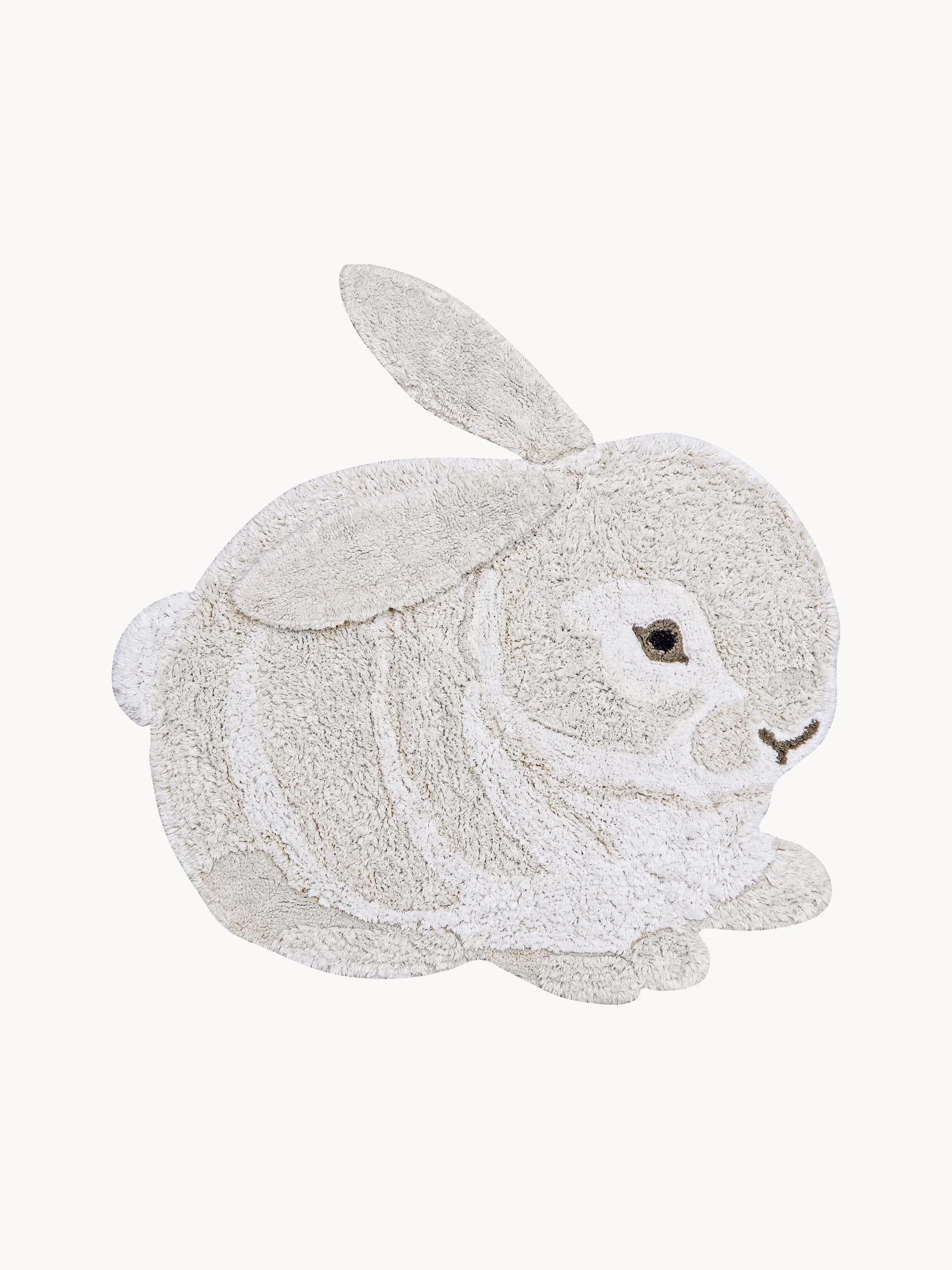 Handgewebter Kinderteppich Bunny, waschbar