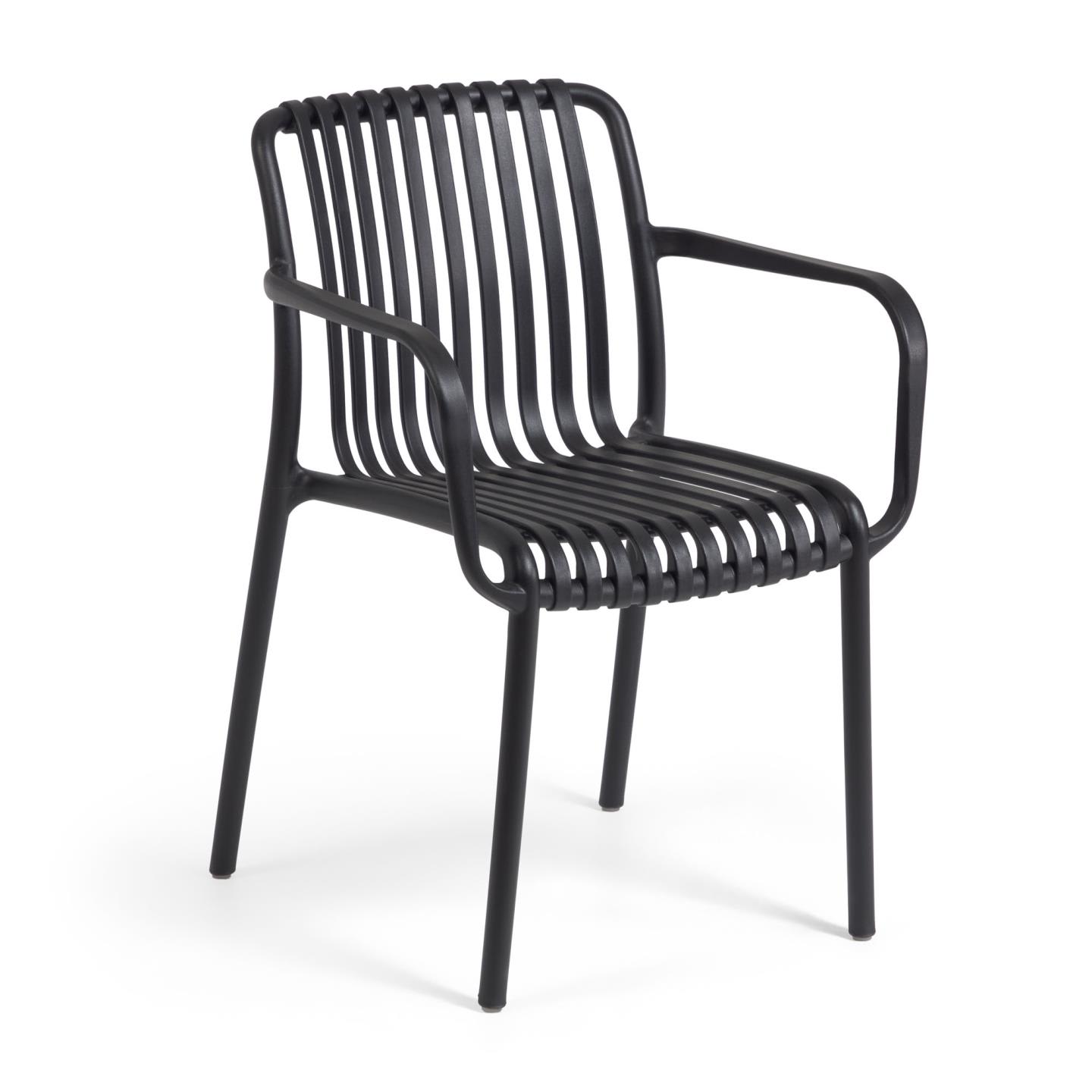 Kave Home - Isabellini tuinstoel zwart