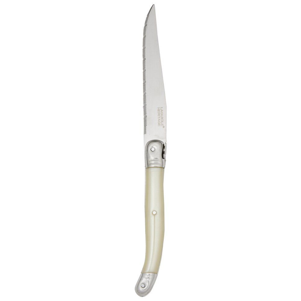 Couteau Laguiole inox manche ABS ivoire