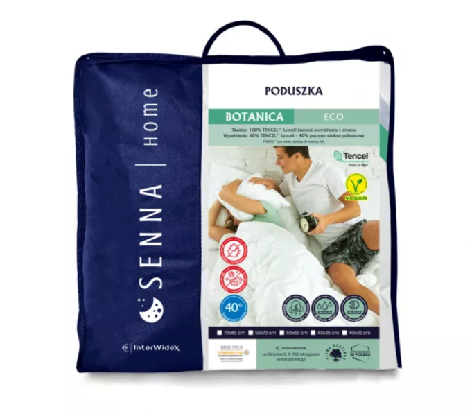 Poduszka 40x40 BOTANICA ECO Senna Home