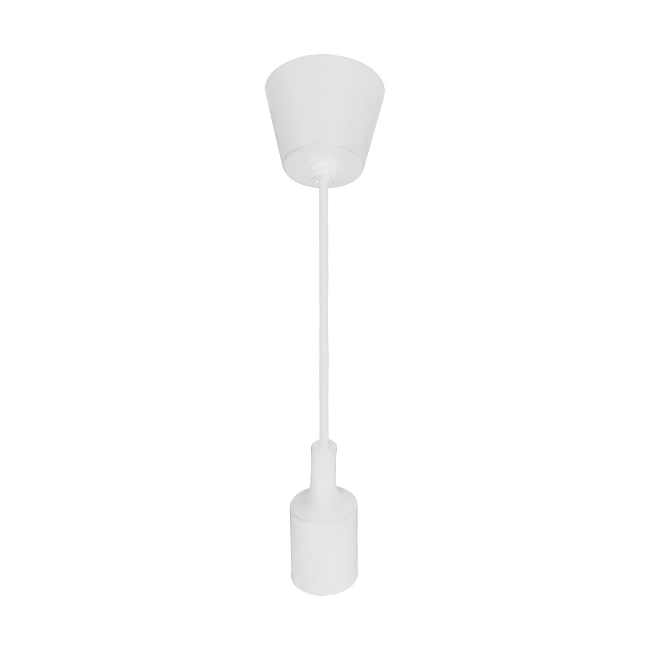 Lampa wisząca biała VOLTA 1xE27x60W wym: 100x9x9 cm Struhm
