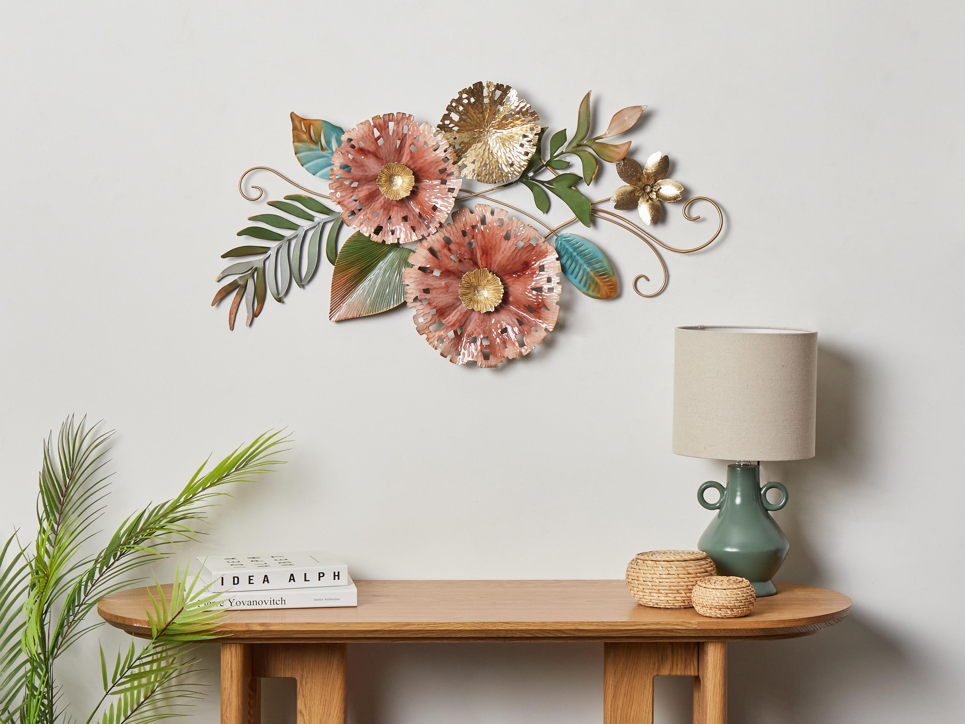Wall Decor Flower TECHNETIUM 50 cm Multicolour