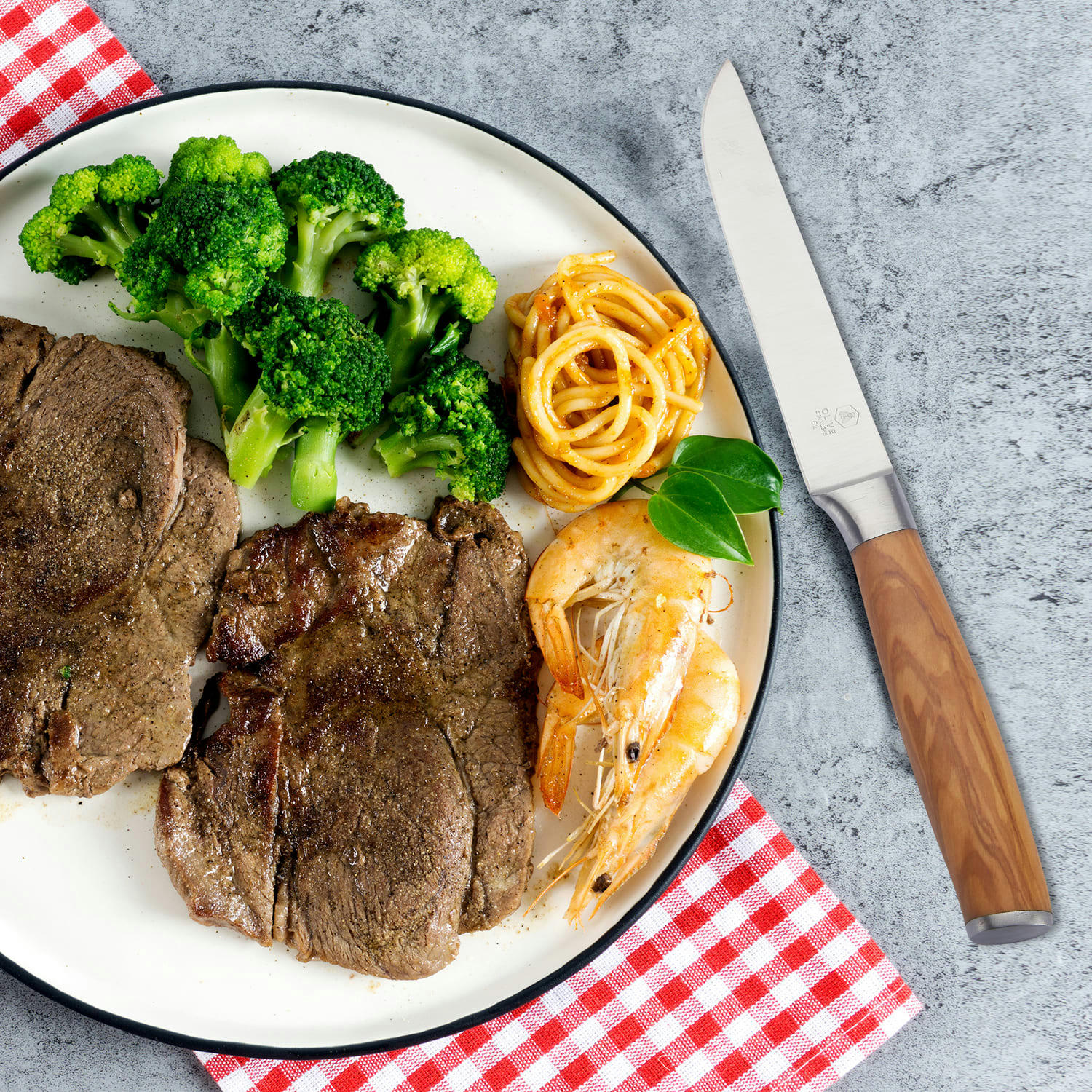 OLIVIER - Couteaux à steak ( Coffret de 4 )