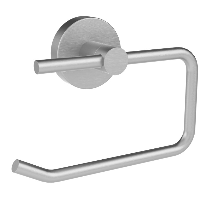 Porte-rouleau papier toilette Coperblink gris brossé ALLIBERT