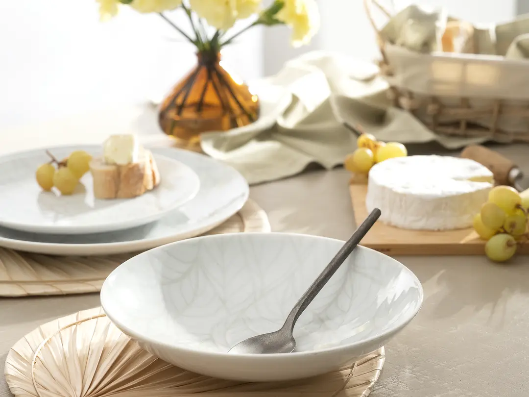 Geschirrset 12-teilig Home Blätter