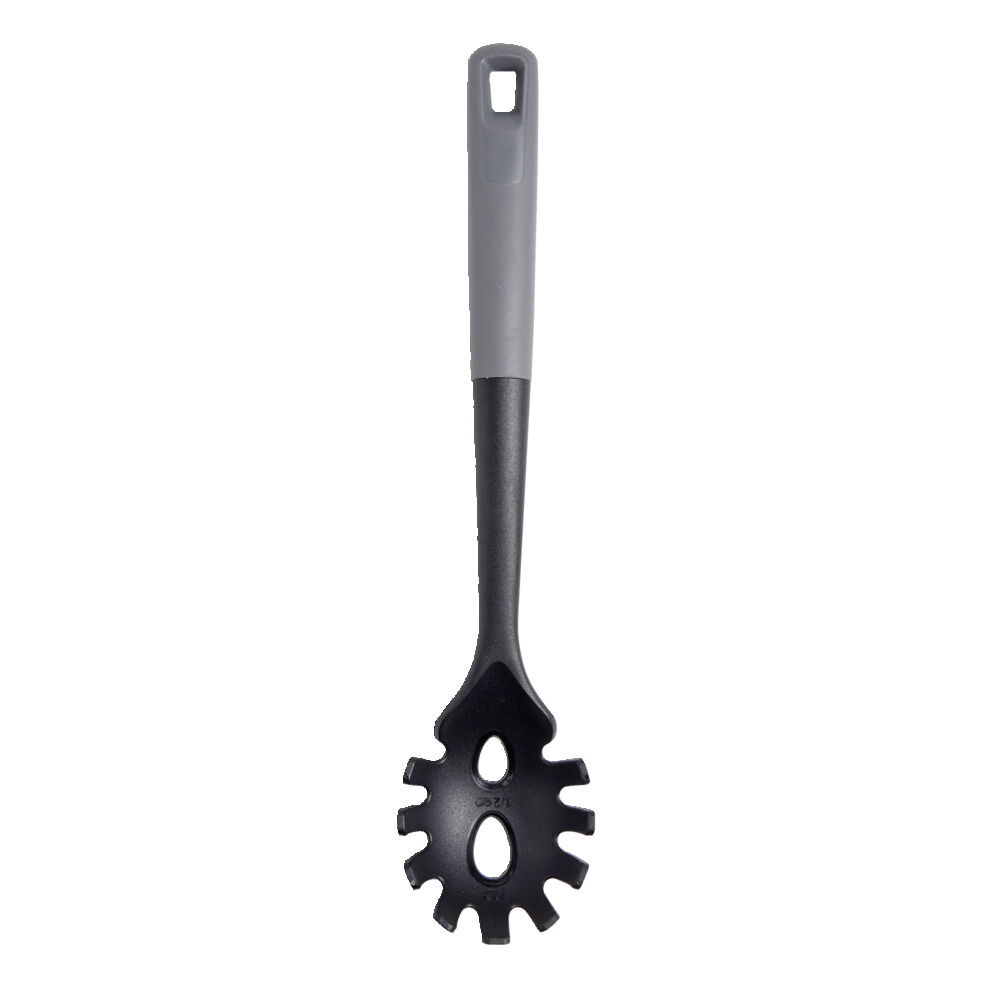Cuillère à spaghetti en plastique noir et gris L.34,5cm
