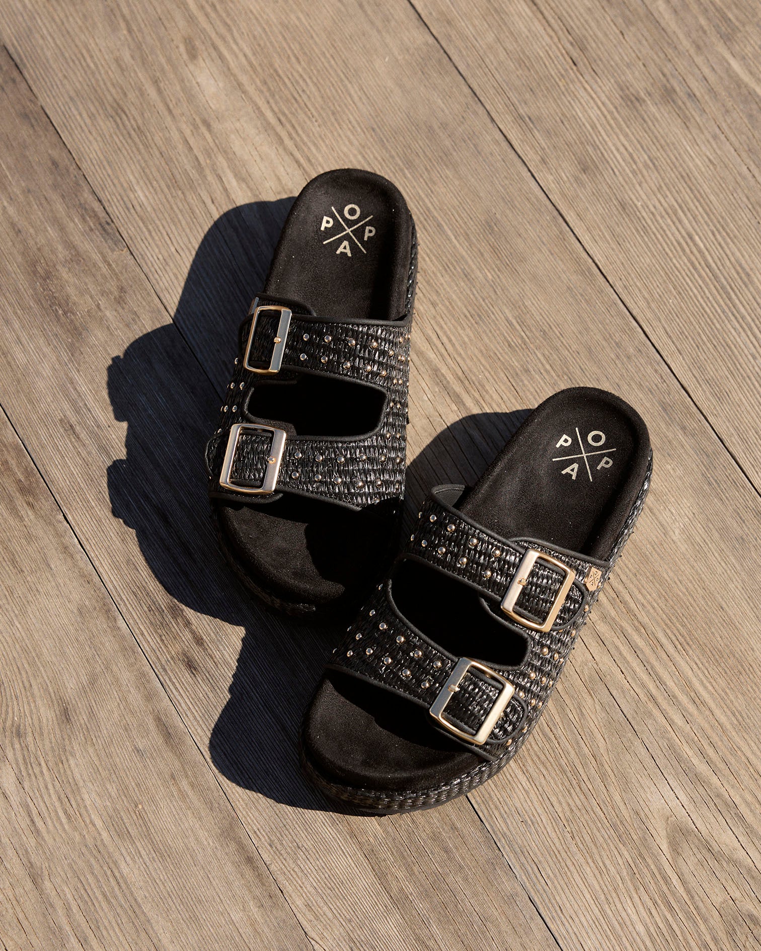 Sandalia Xago Rafia Negro