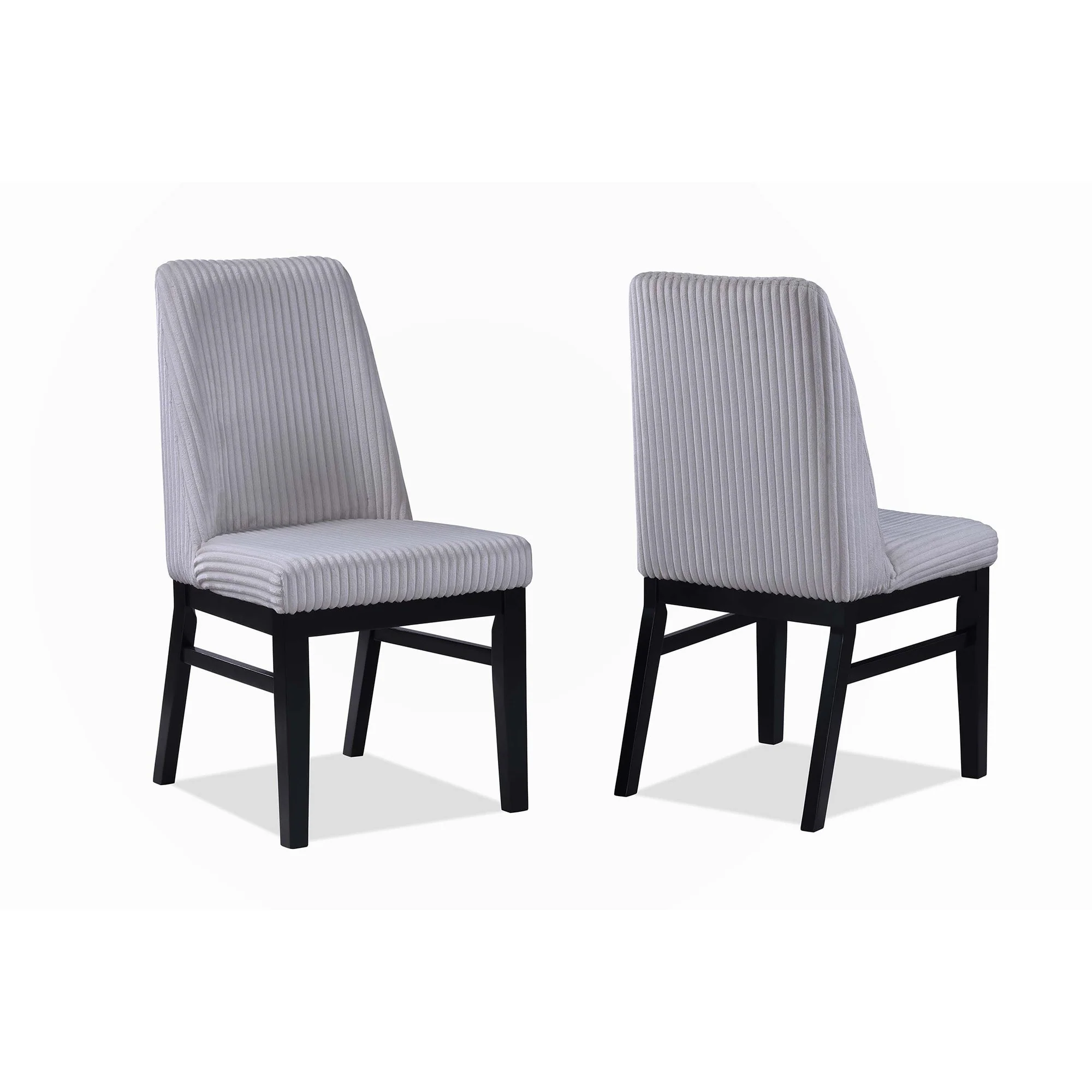 2pc Contemporary Upholstered Side Chair,only chairs