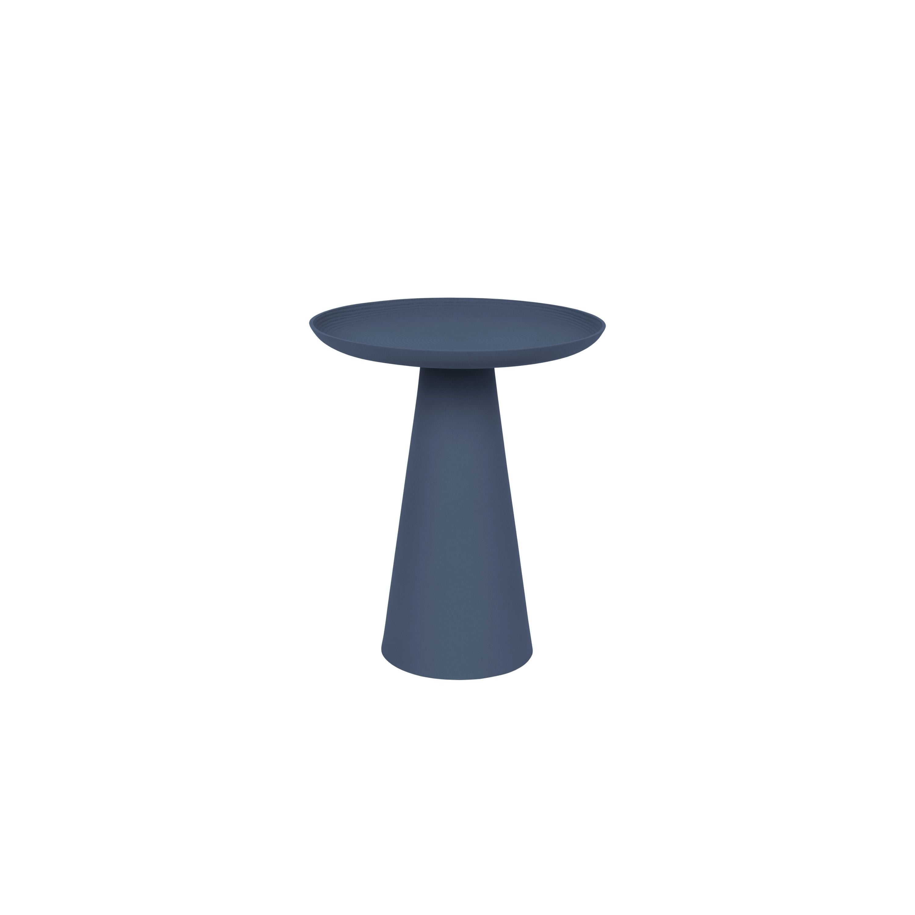 Housecraft Living Ringar Bijzettafel Rond 34,5x34,5 cm Metaal Blauw