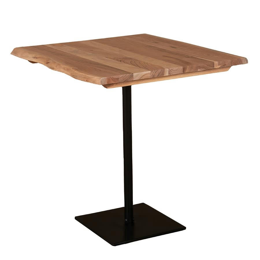 - Table en acacia 70x70x76