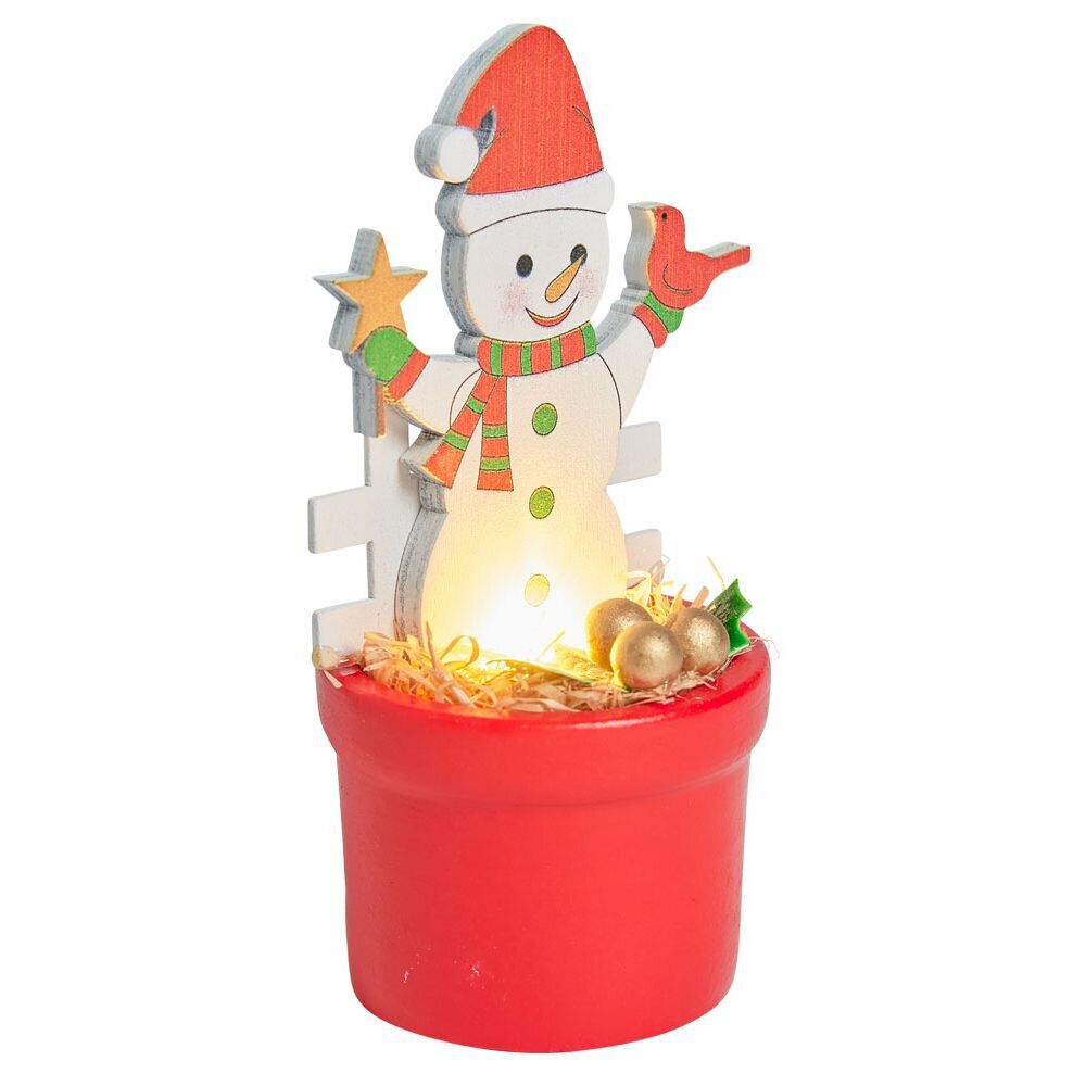 Figurine lumineuse dans pot - 4 modèles