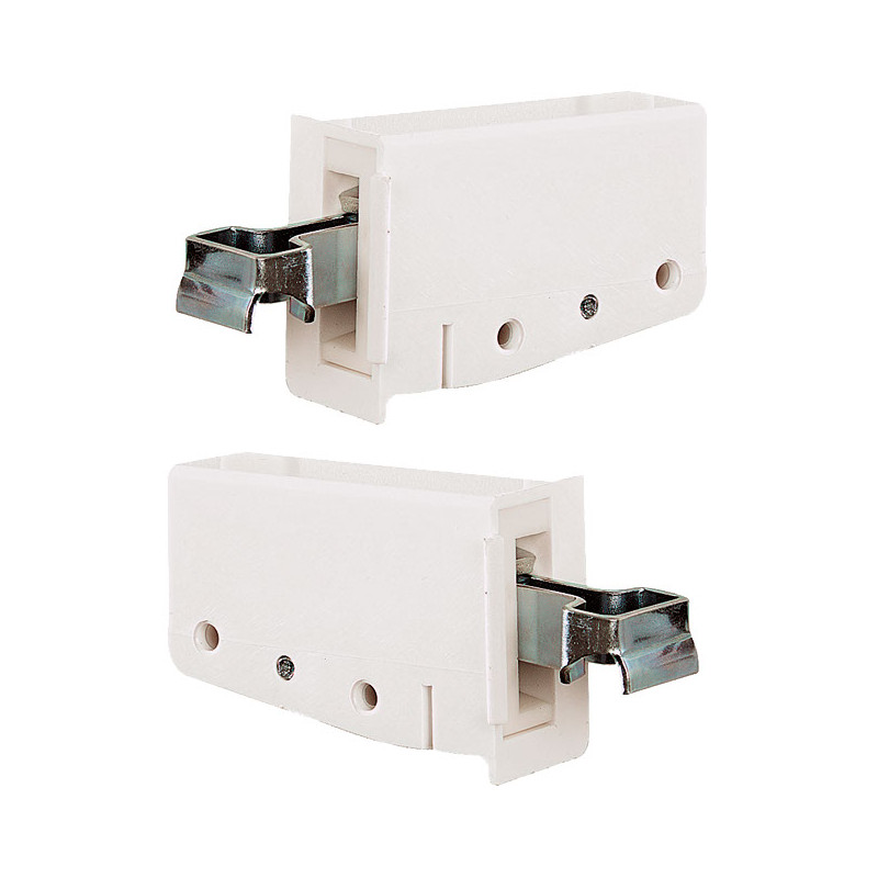Support d'armoire réglable blanc 2 pièces TEKNIBOX