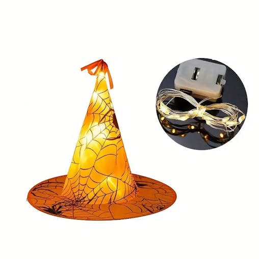 NNETM Witchy Illuminations: 8 Enchanted Hanging Hat Lights