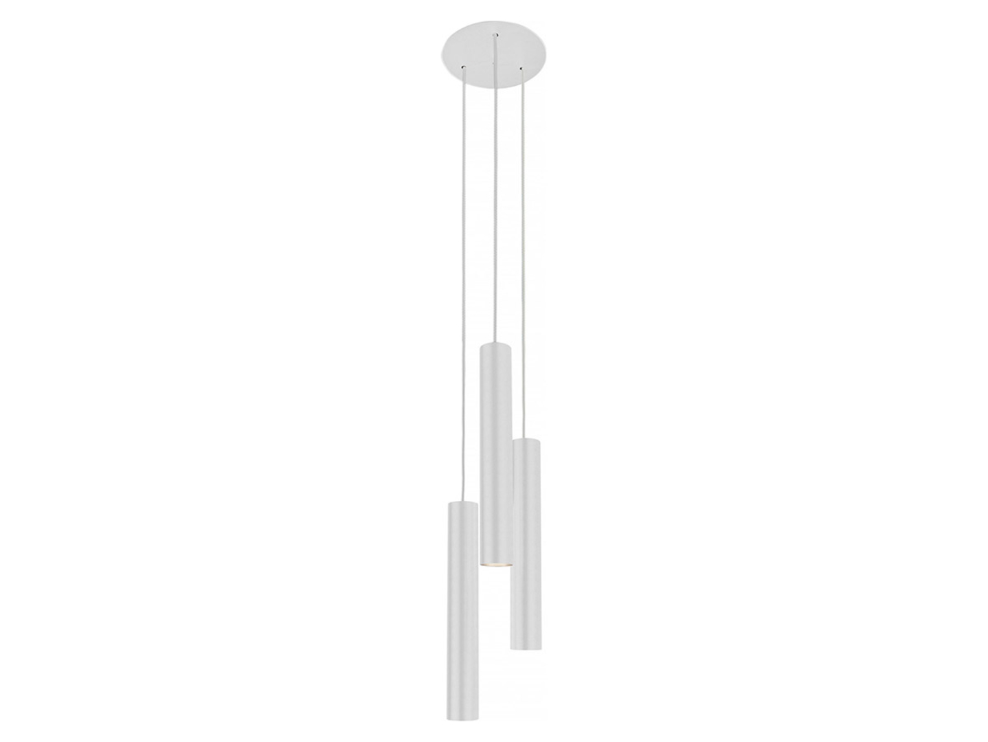 Lampa wisząca Eye L 3-punktowa stalowa biała