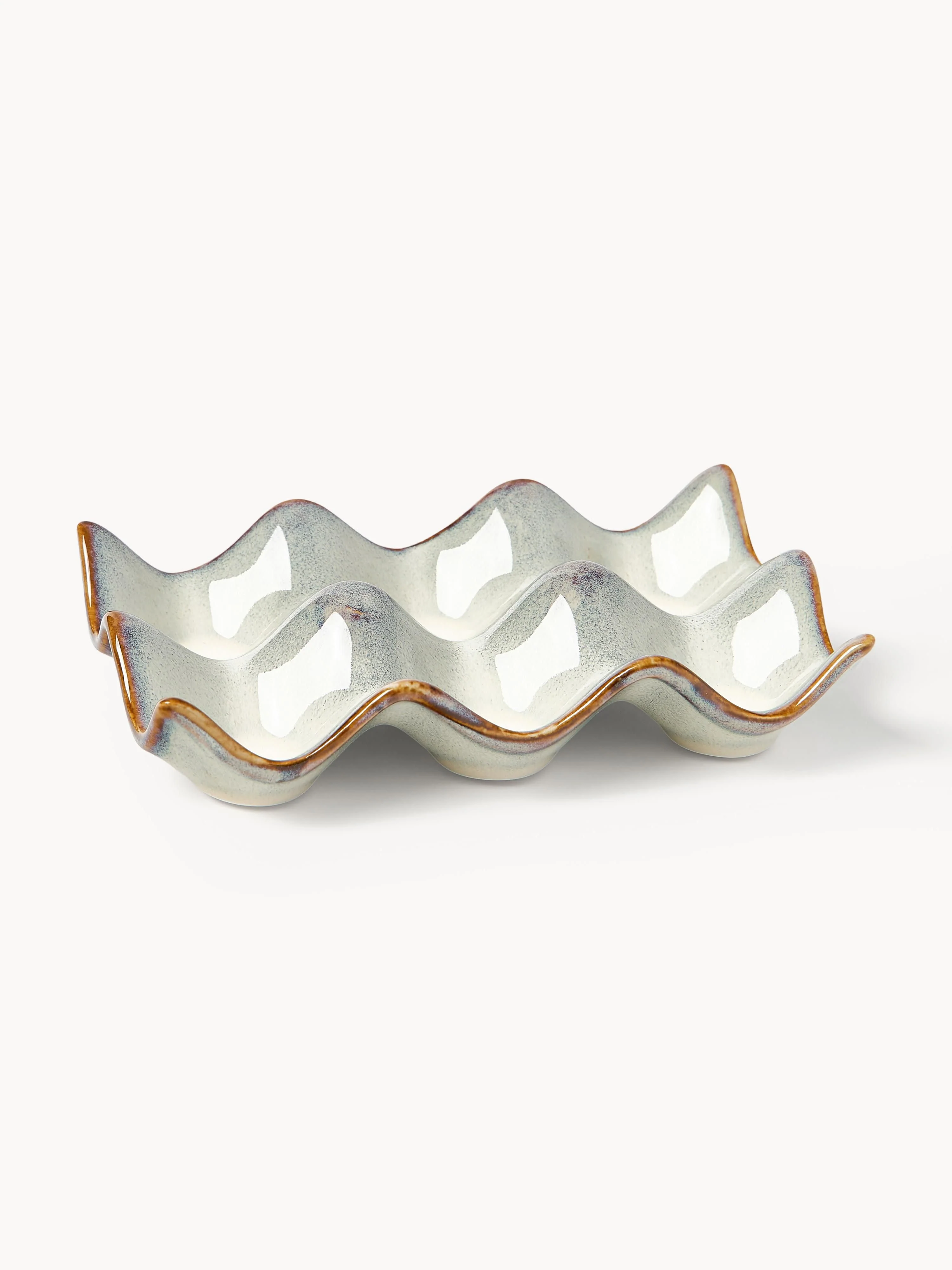 Handgefertigte Eierablage Nordic Sand