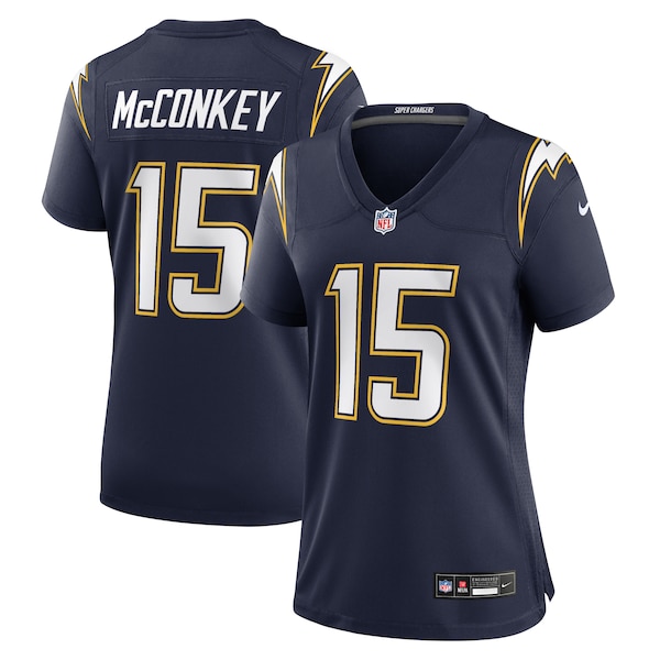 Ladd McConkey Los Angeles Chargers Nike Women's Alternate Super Chargers Game Jersey - Navy/Powder Blue/Gold