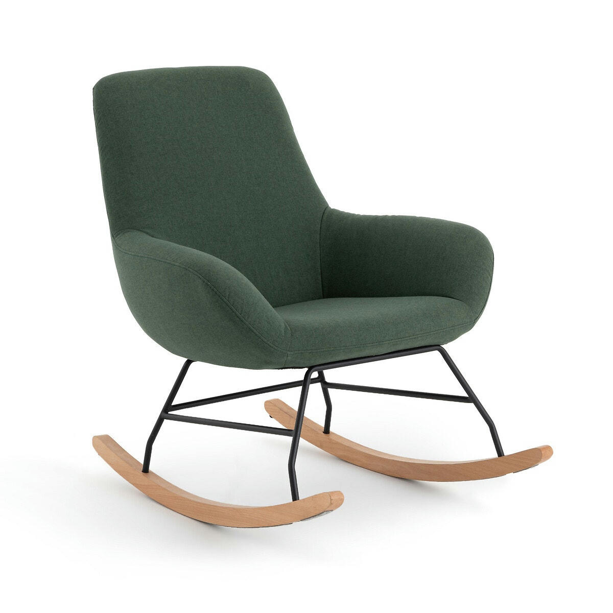 Rocking chair rembourré Carina