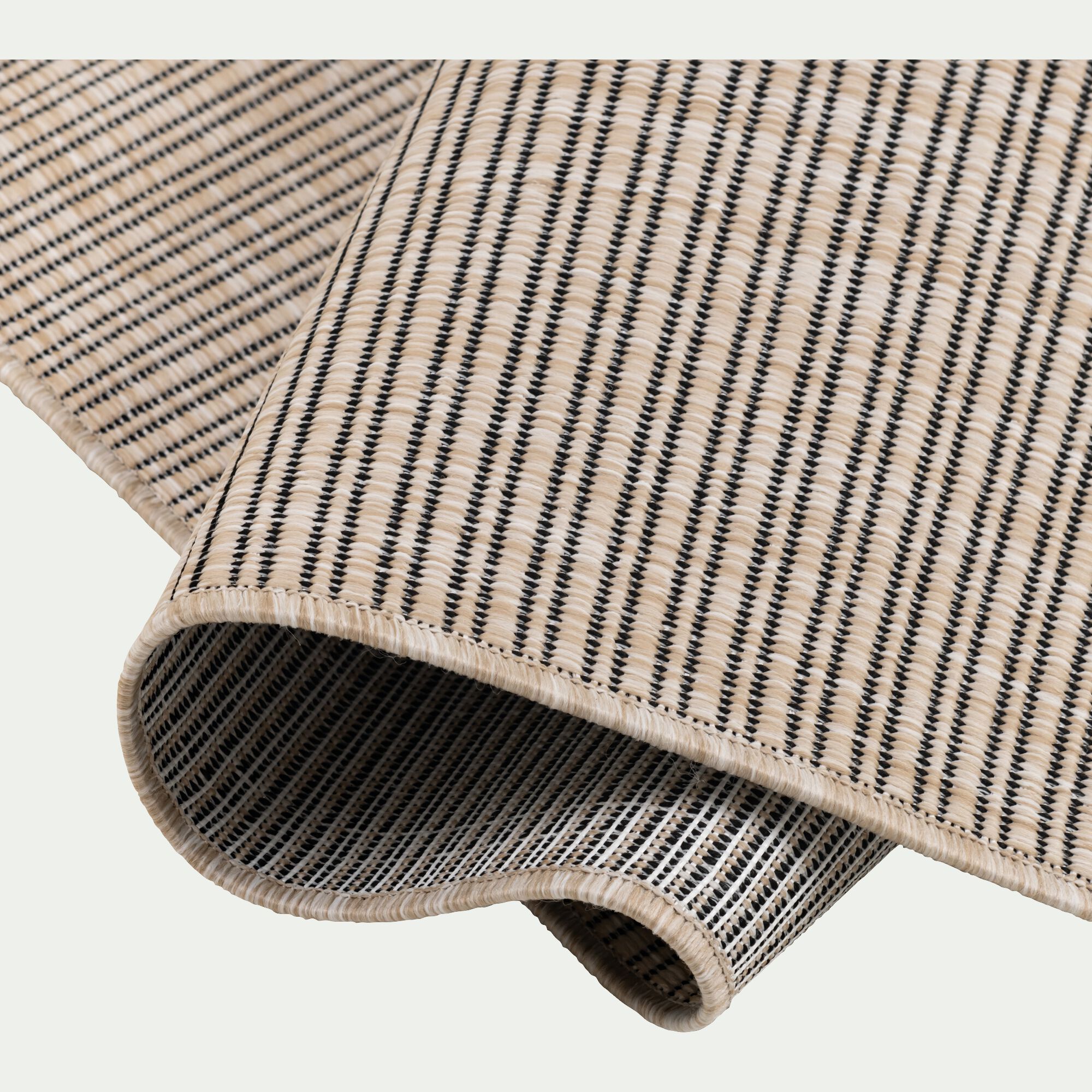 MEDINE - Tapis tissé intérieur extérieur 200x280cm - gris