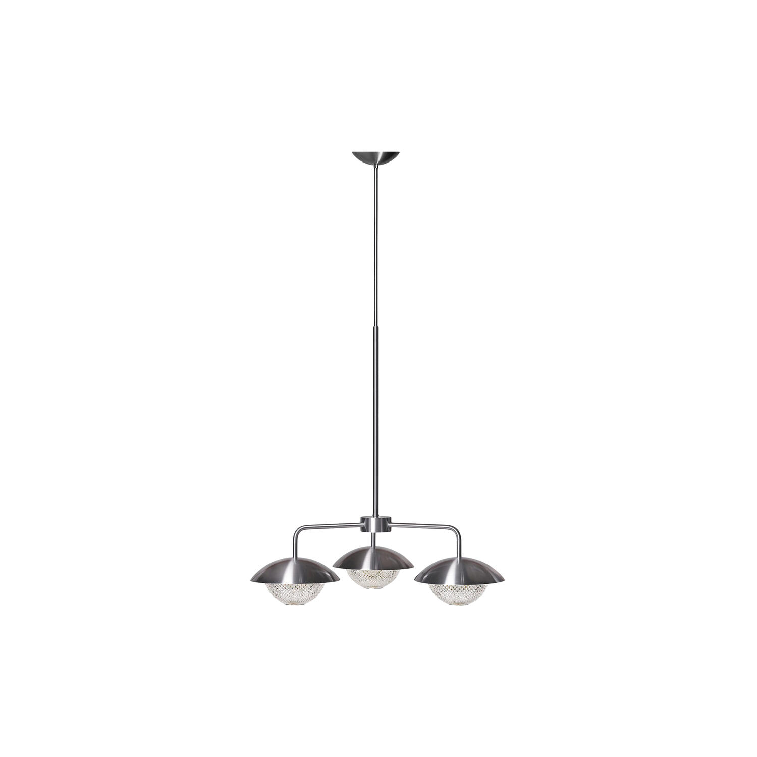 Grace 3 Chandelier, steel